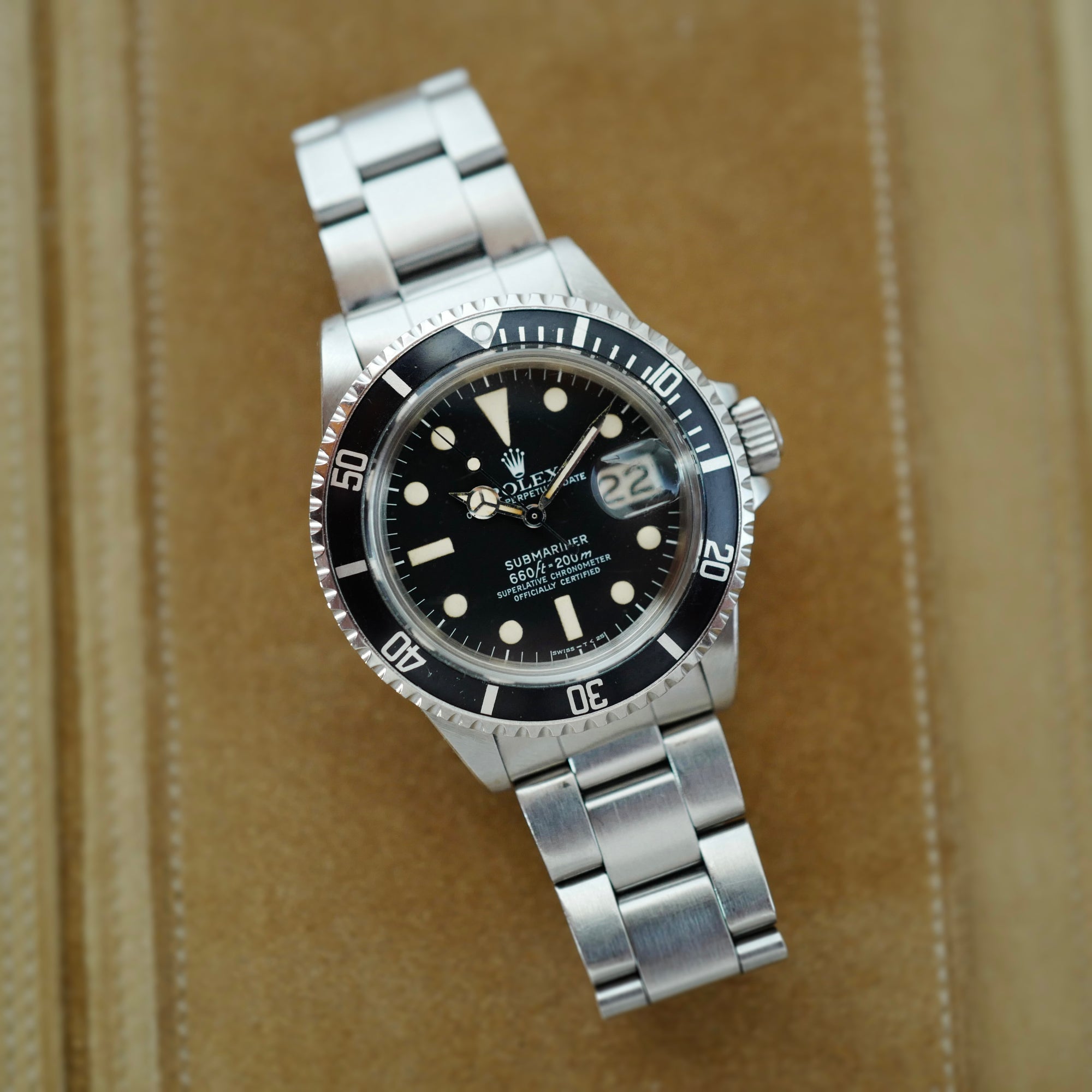 Rolex Steel Oyster Perpetual Date Submariner Ref. 1680 with 5.5m Serial (New Arrival)