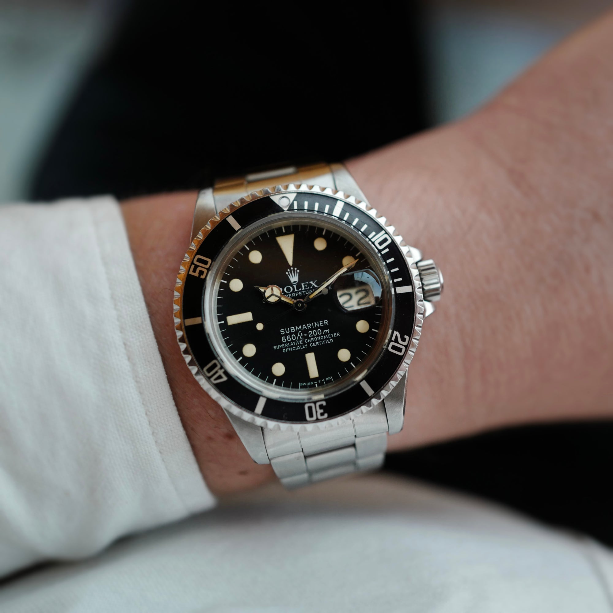 Rolex Steel Oyster Perpetual Date Submariner Ref. 1680 with 5.5m Serial (New Arrival)