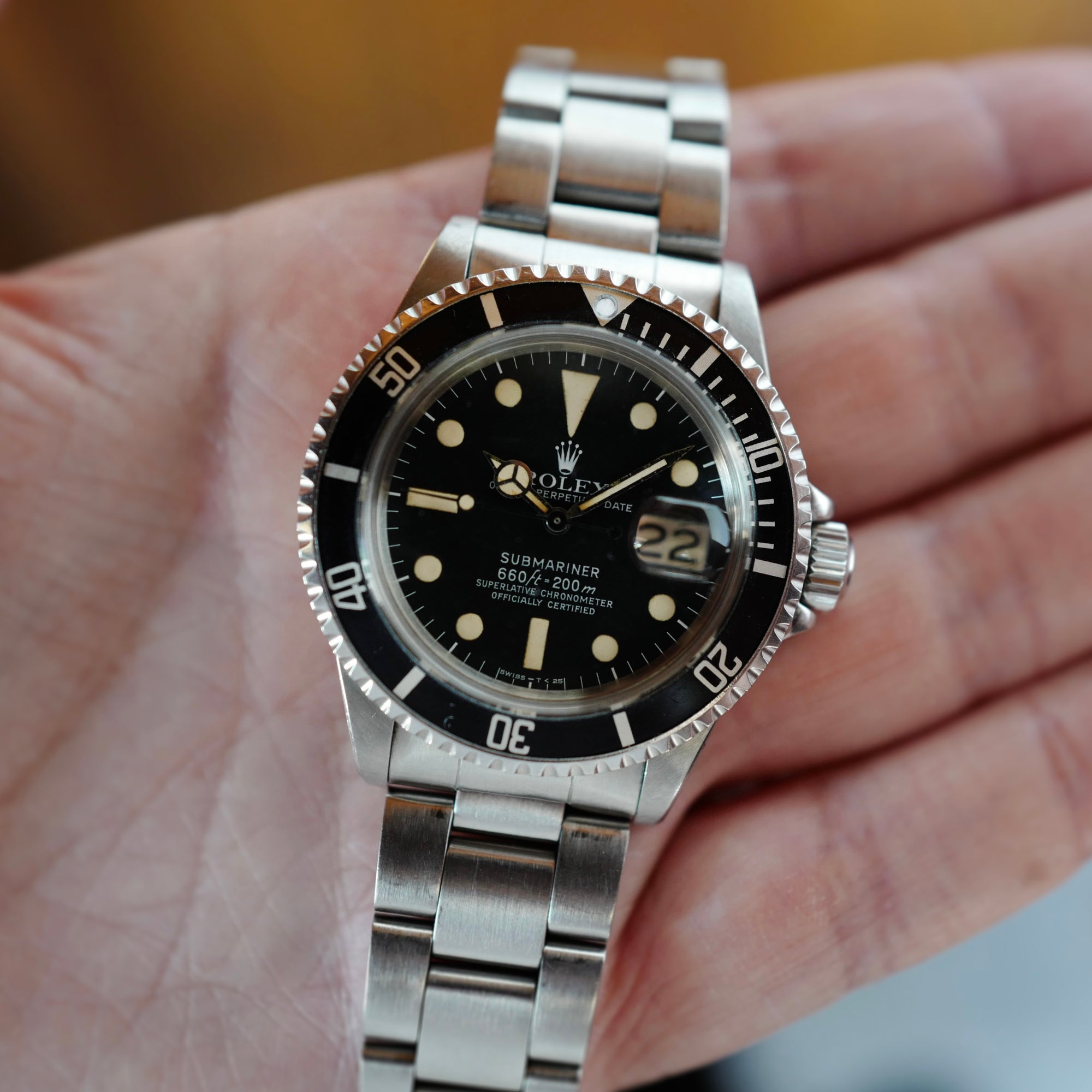 Rolex Steel Oyster Perpetual Date Submariner Ref. 1680 with 5.5m Serial (New Arrival)