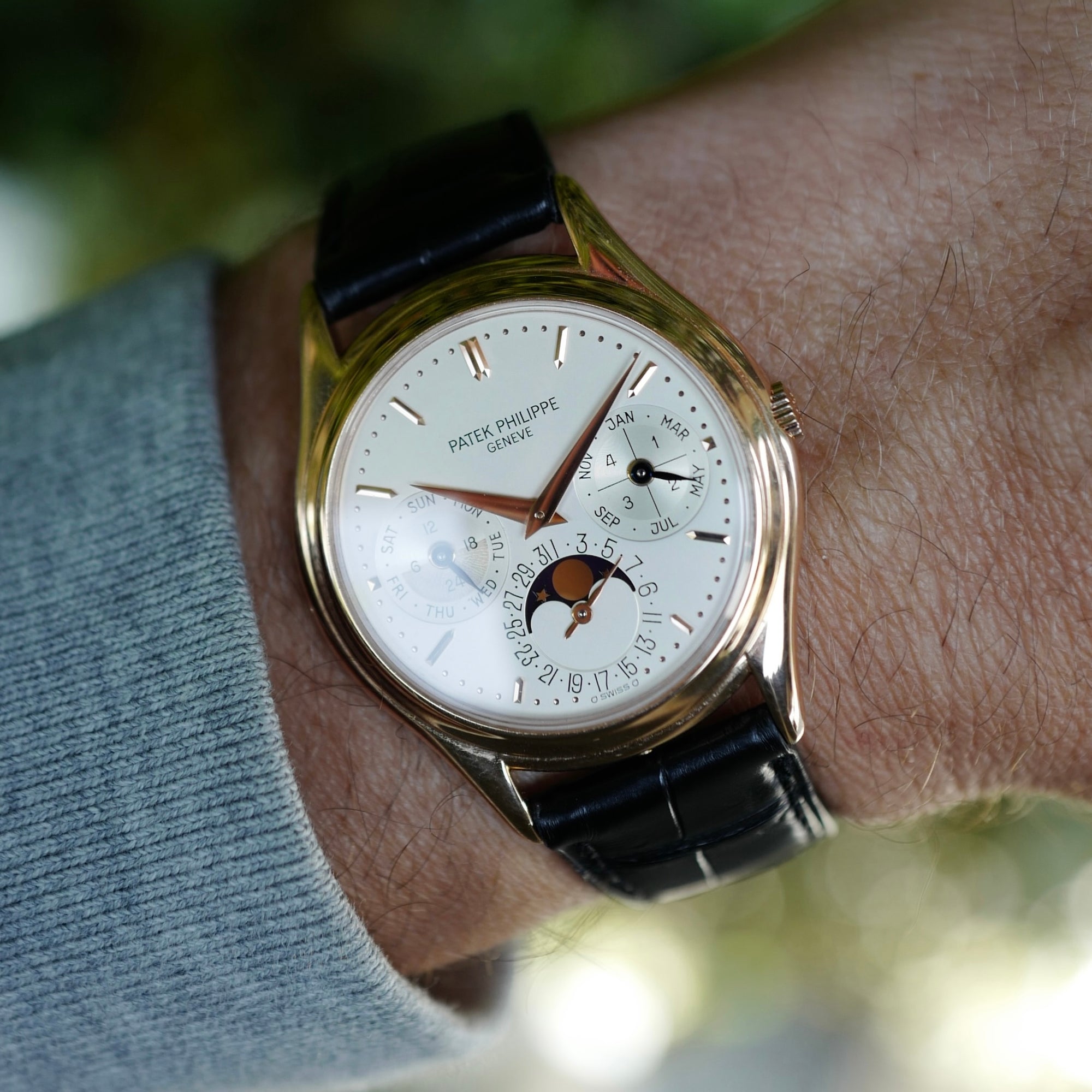 Patek Philippe Pink Gold Perpetual Calendar Second Series Watch Ref. 3940