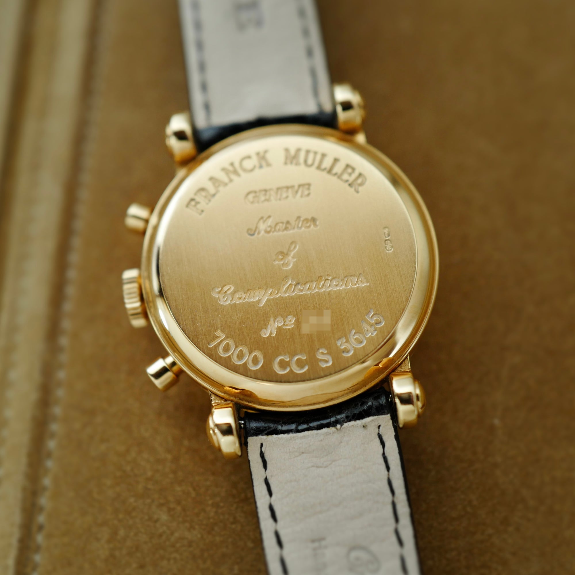 Frank Muller Yellow Gold Chronograph Watch Ref. 7000CCS3645