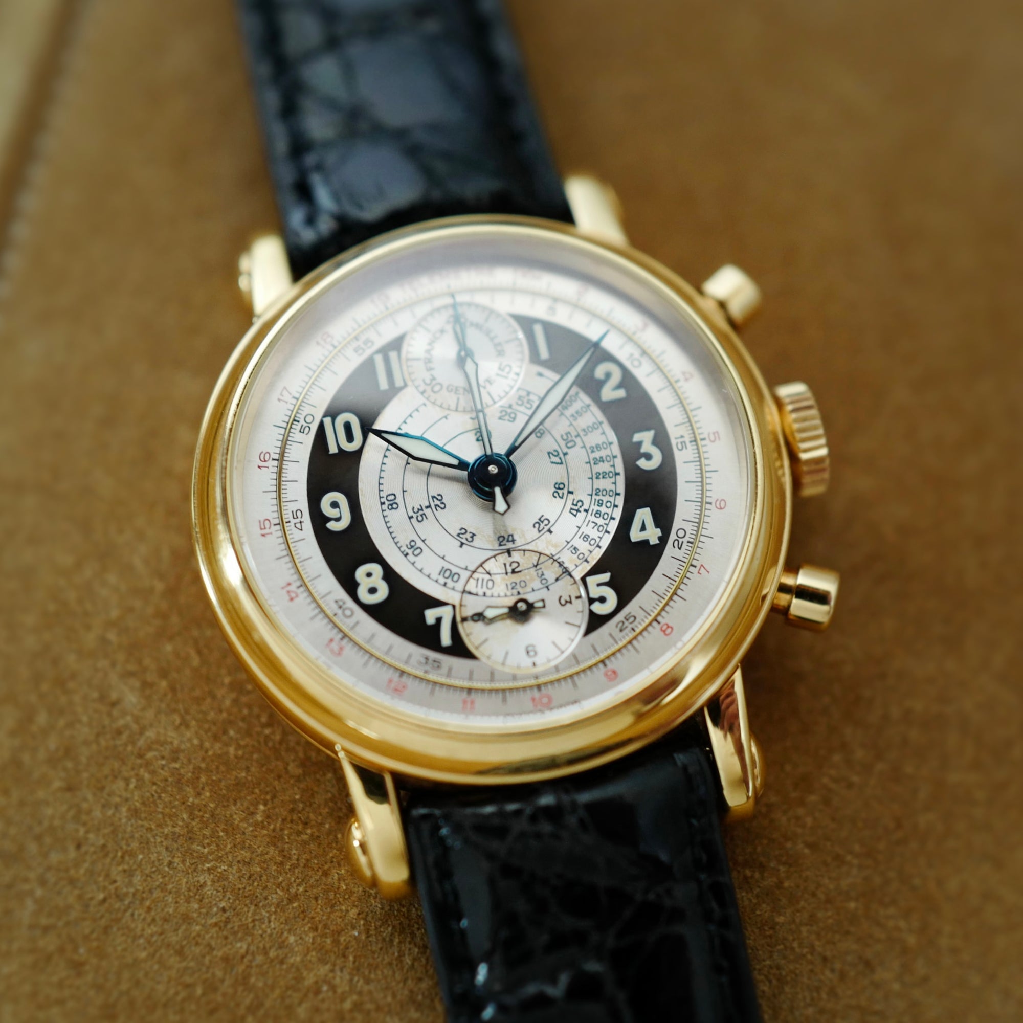 Frank Muller Yellow Gold Chronograph Watch Ref. 7000CCS3645