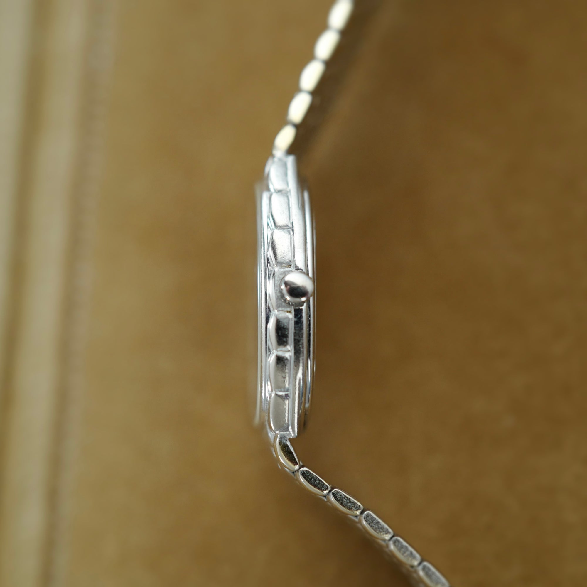 Audermars Piguet White Gold Cobra-style Bracelet Watch