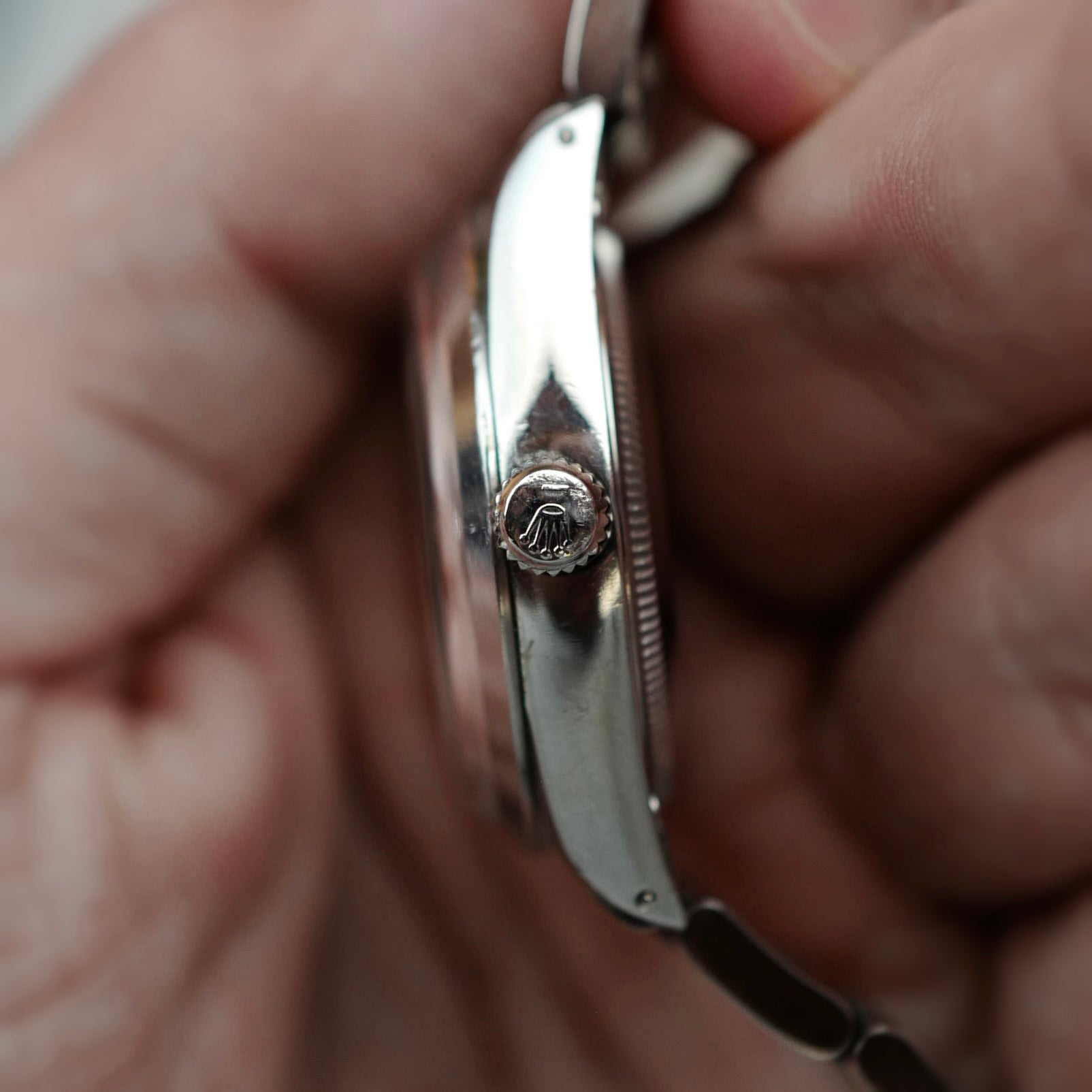 Rolex Steel Oyster Perpetual Air-King Ref. 5500 with Original Dominos Logo