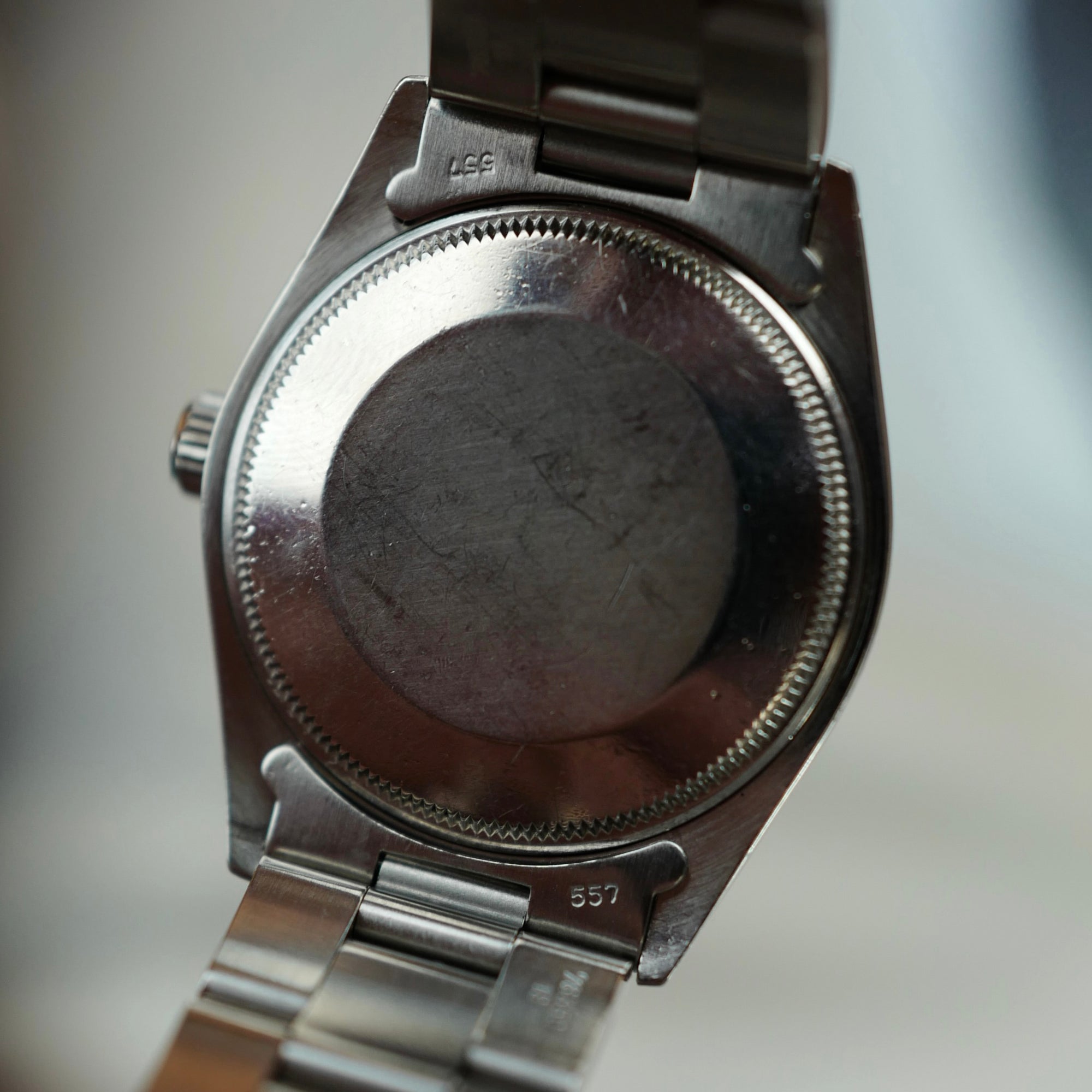 Rolex Steel Oyster Perpetual Air-King Ref. 5500 with Original Dominos Logo