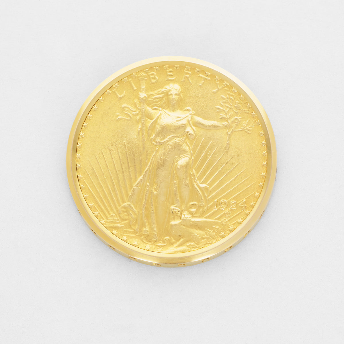 Patek Philippe Yellow Gold Twenty Dollar Coin Watch Ref. 802