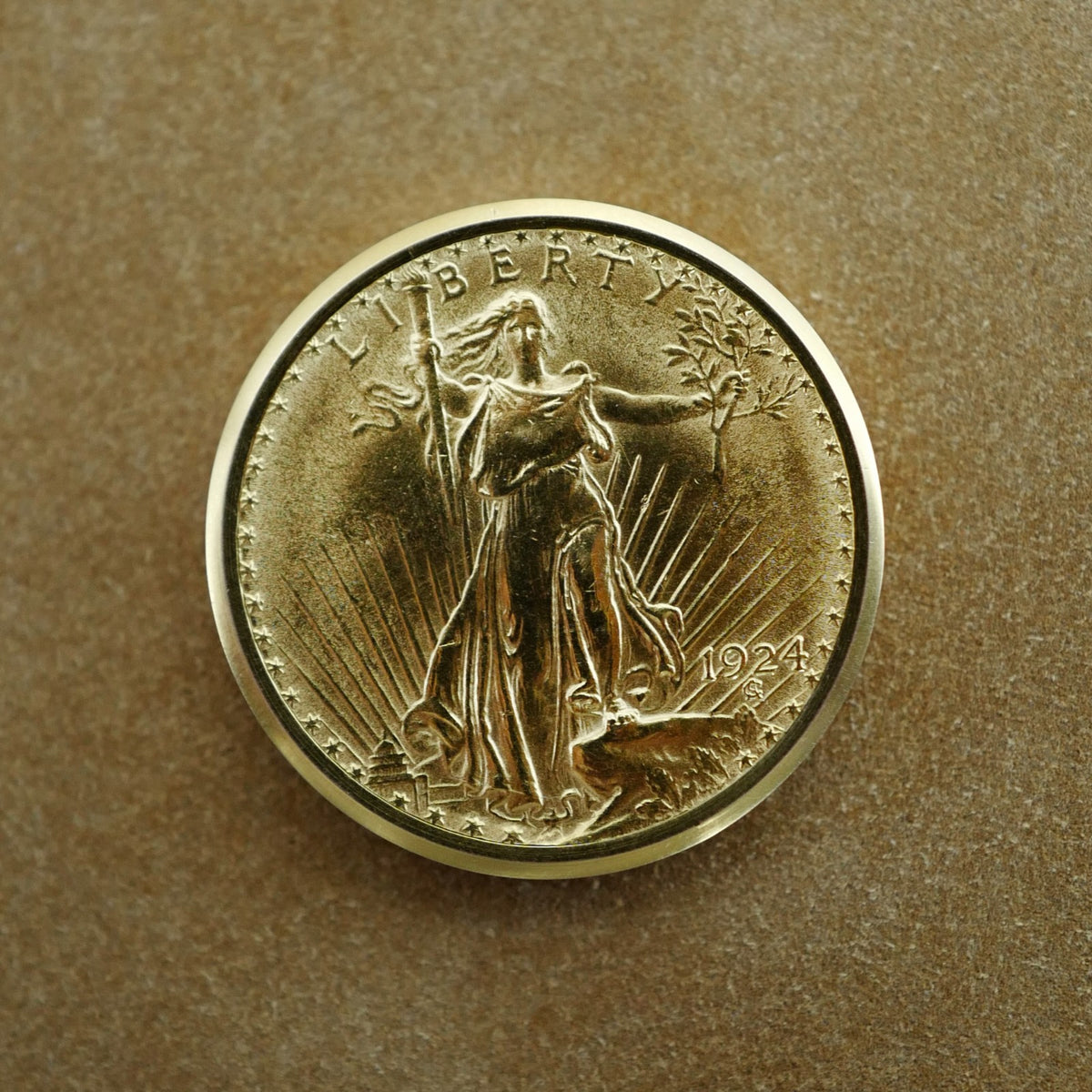Patek Philippe Yellow Gold Twenty Dollar Coin Watch Ref. 802