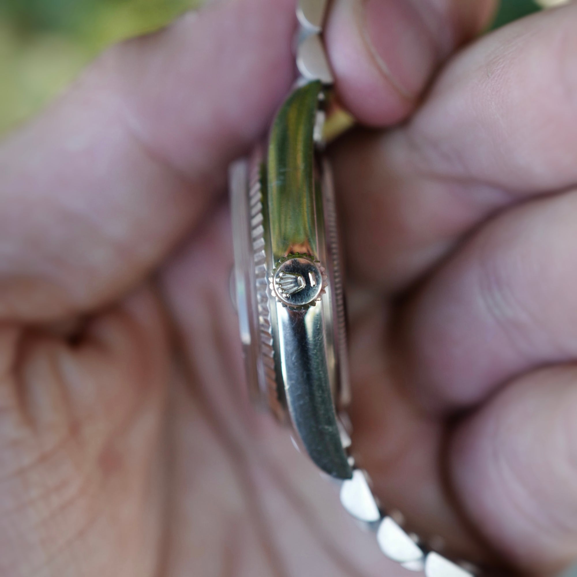 Rolex White Gold Day-Date Salmon Dial Watch Ref. 1803