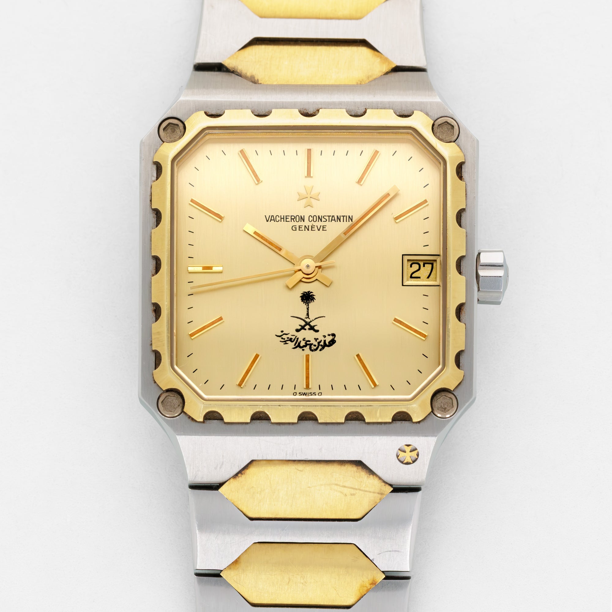 Vacheron Constantin Two-Tone 222 with Emblem of Saudi Arabia (New Arrival