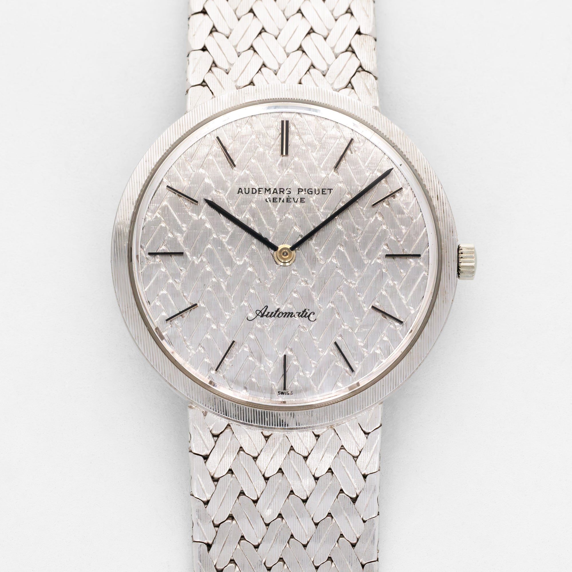 Audemars Piguet White Gold Automatic Bracelet Watch