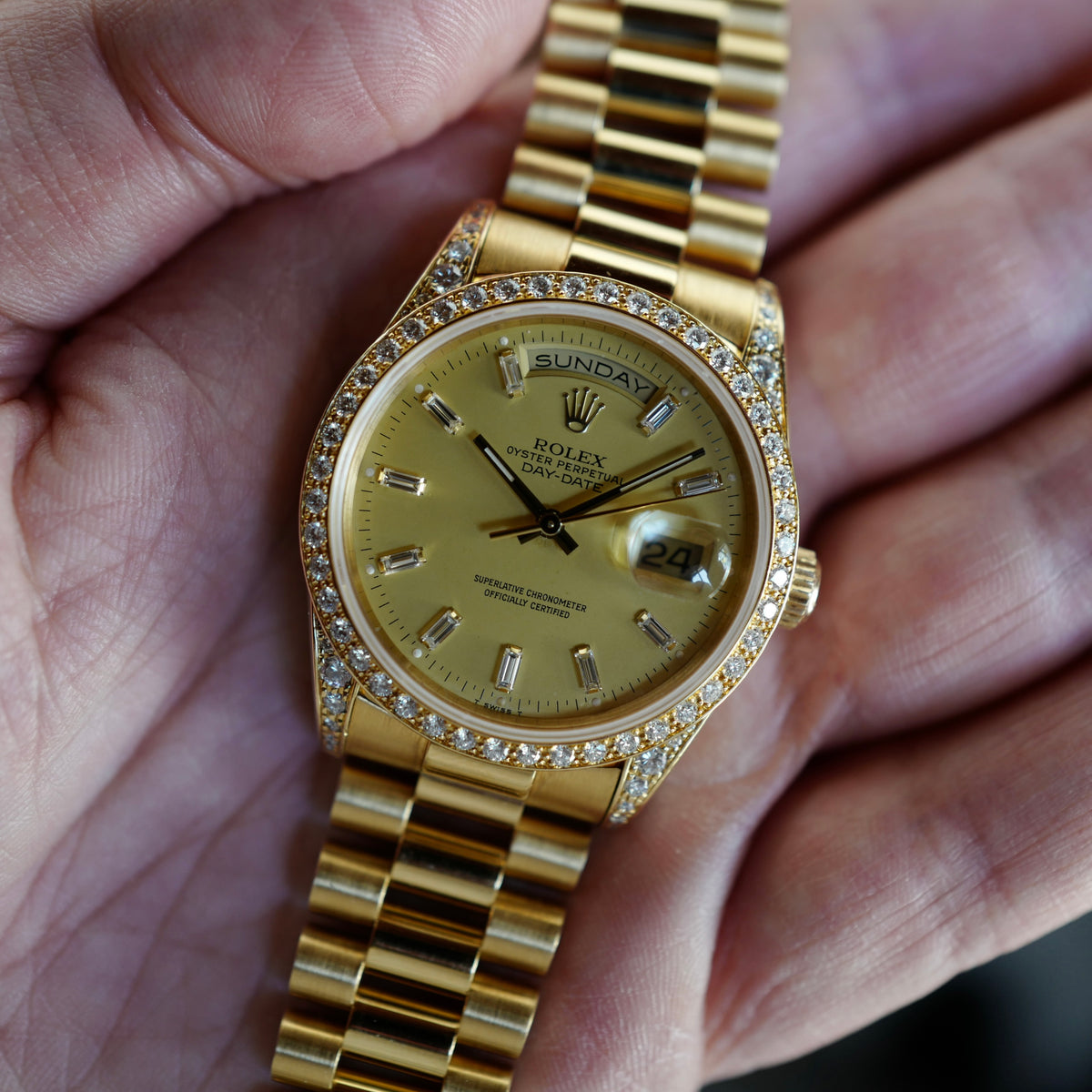 Rolex - Rolex Oyster Yellow Gold Perpetual Day-Date Ref. 18388 - The Keystone Watches