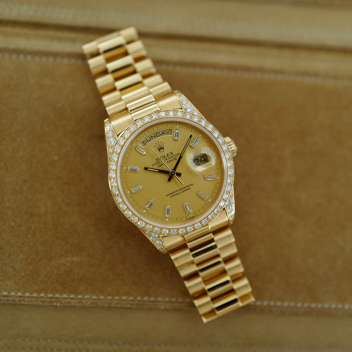 Rolex - Rolex Oyster Yellow Gold Perpetual Day-Date Ref. 18388 - The Keystone Watches