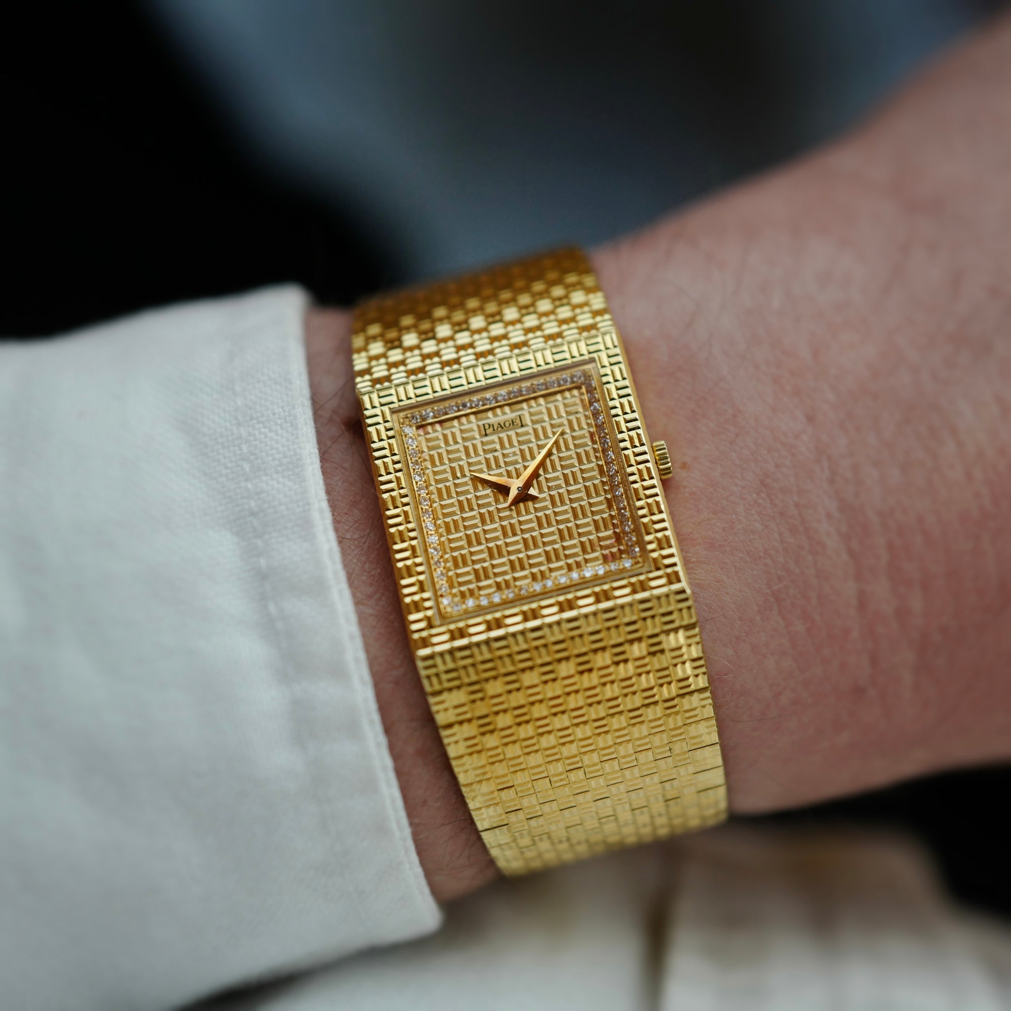 Piaget Yellow Gold Emperador Bracelet Watch Ref. 9131C5