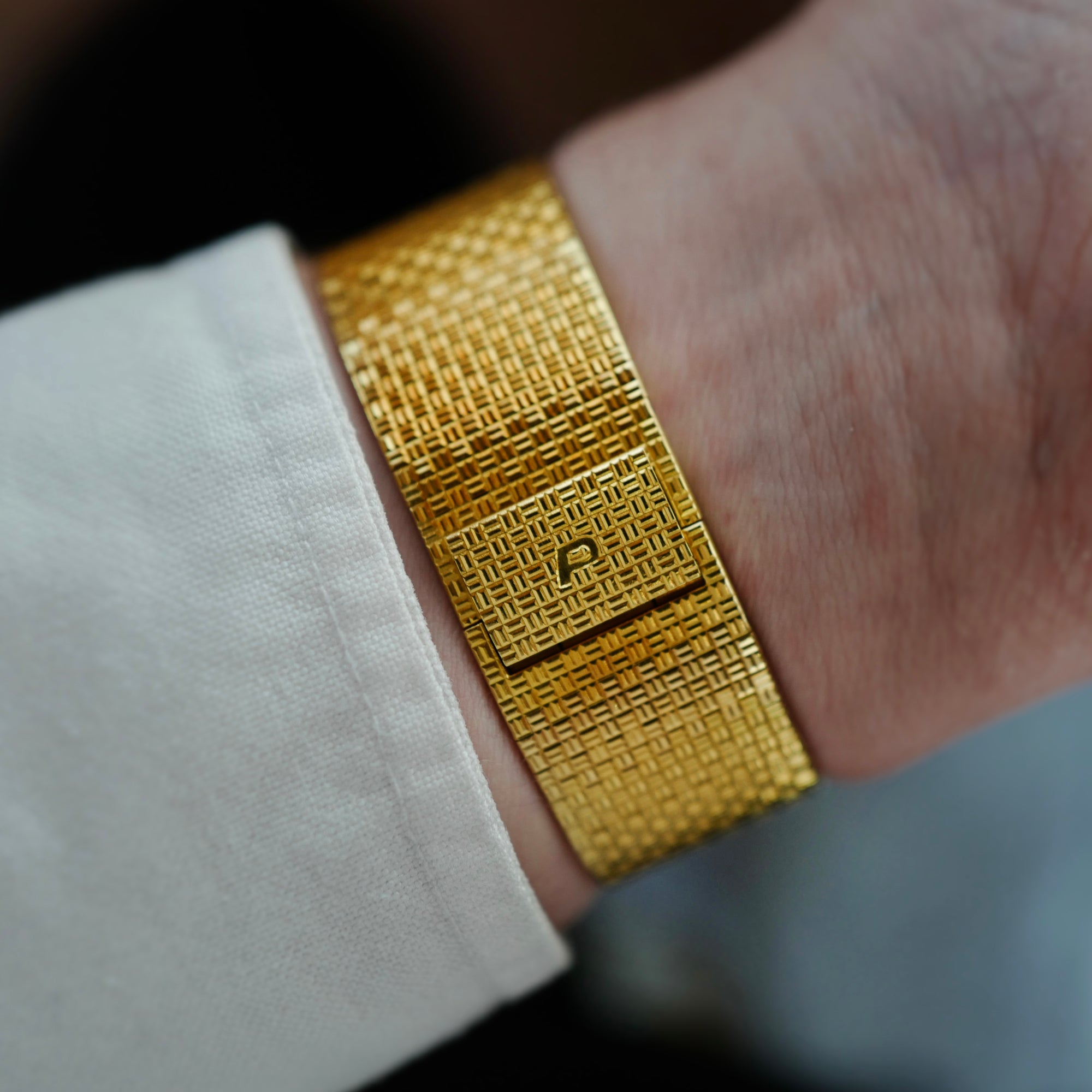 Piaget Yellow Gold Emperador Bracelet Watch Ref. 9131C5