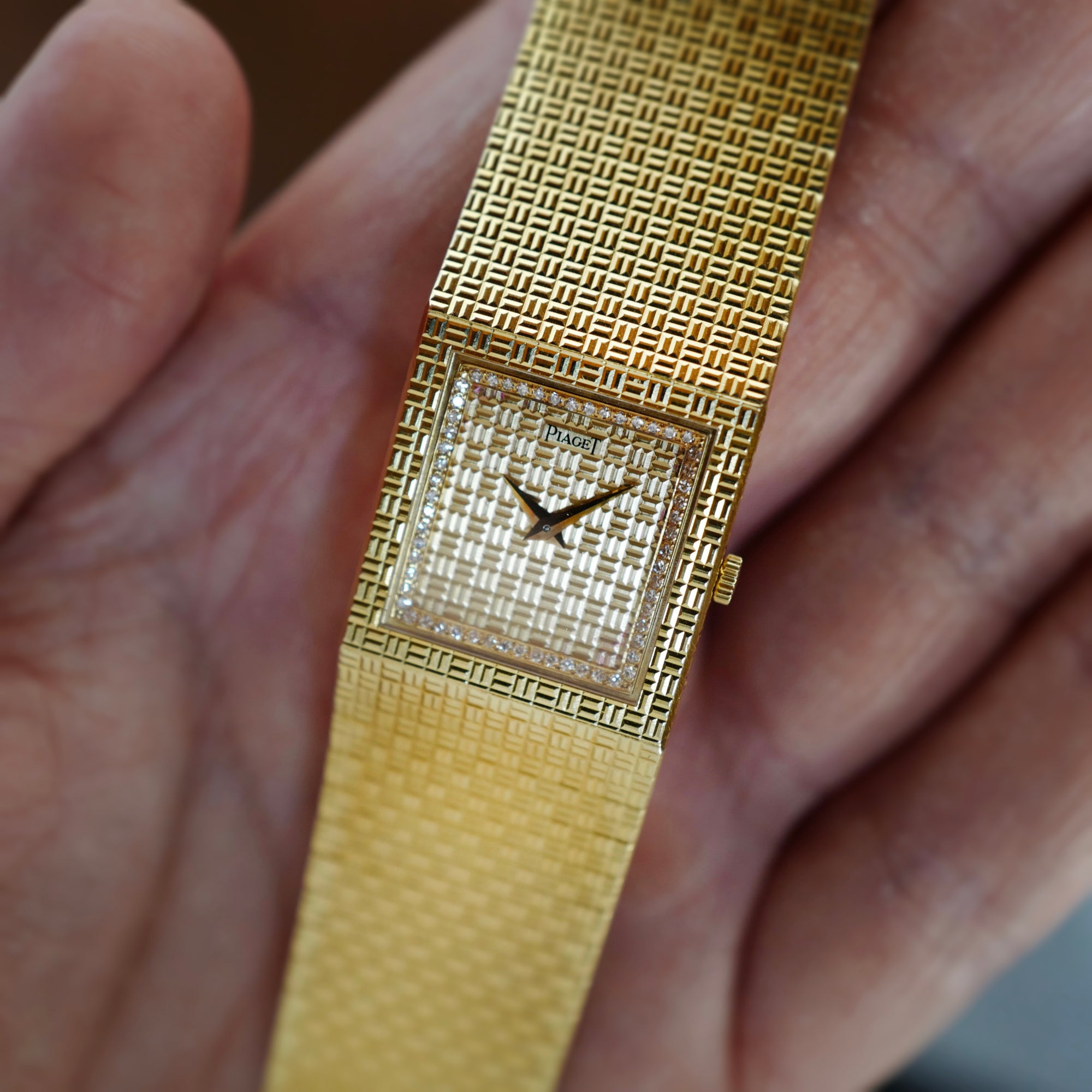 Piaget Yellow Gold Emperador Bracelet Watch Ref. 9131C5