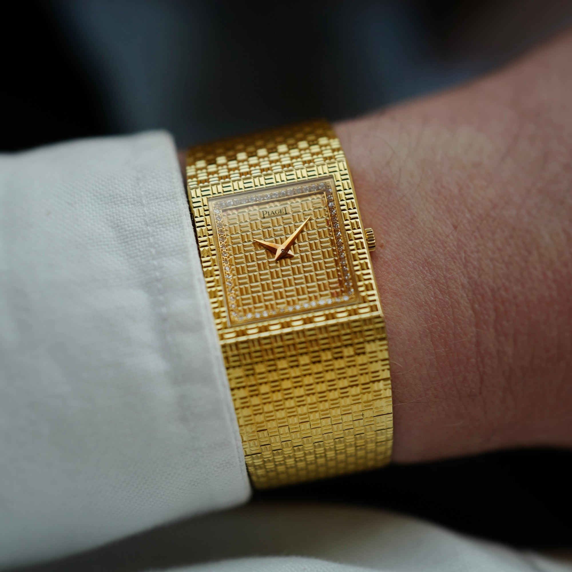 Piaget Yellow Gold Emperador Bracelet Watch Ref. 9131C5