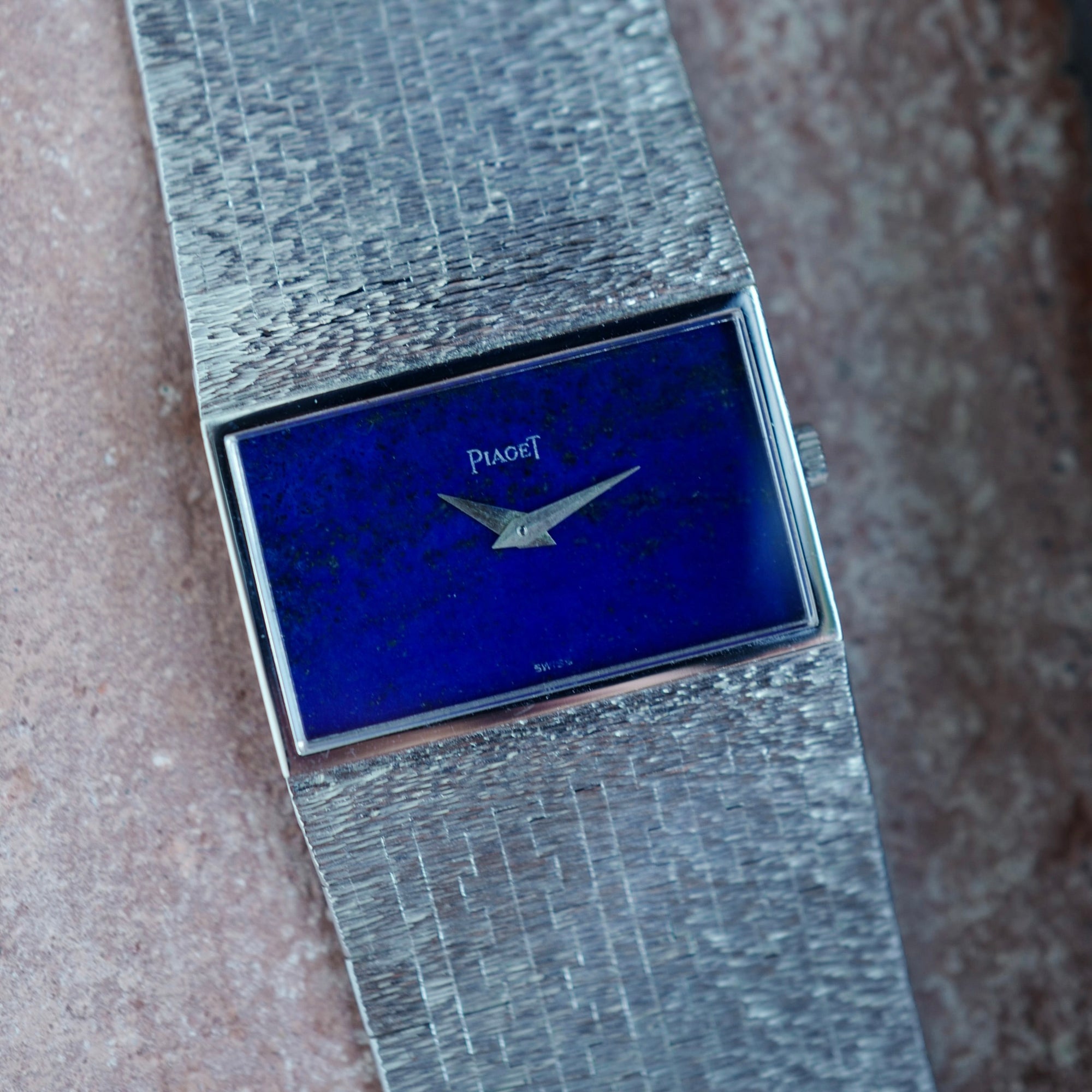 Piaget White Gold Ref. 92120A6 Bracelet Watch with Lapis Dial