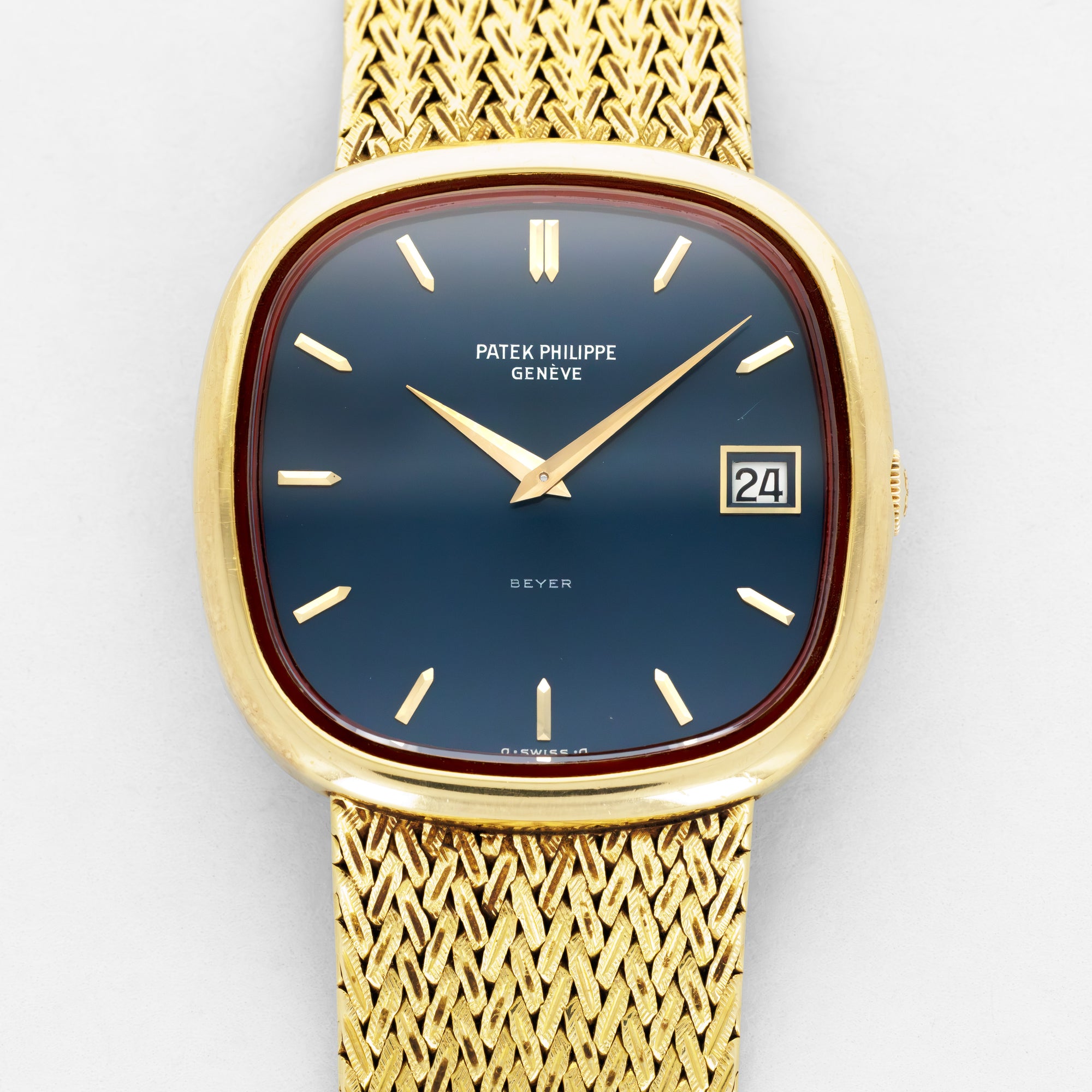 Patek Philippe Yellow Gold Golden Ellipse Watch Ref. 3604 retailed by Beyer