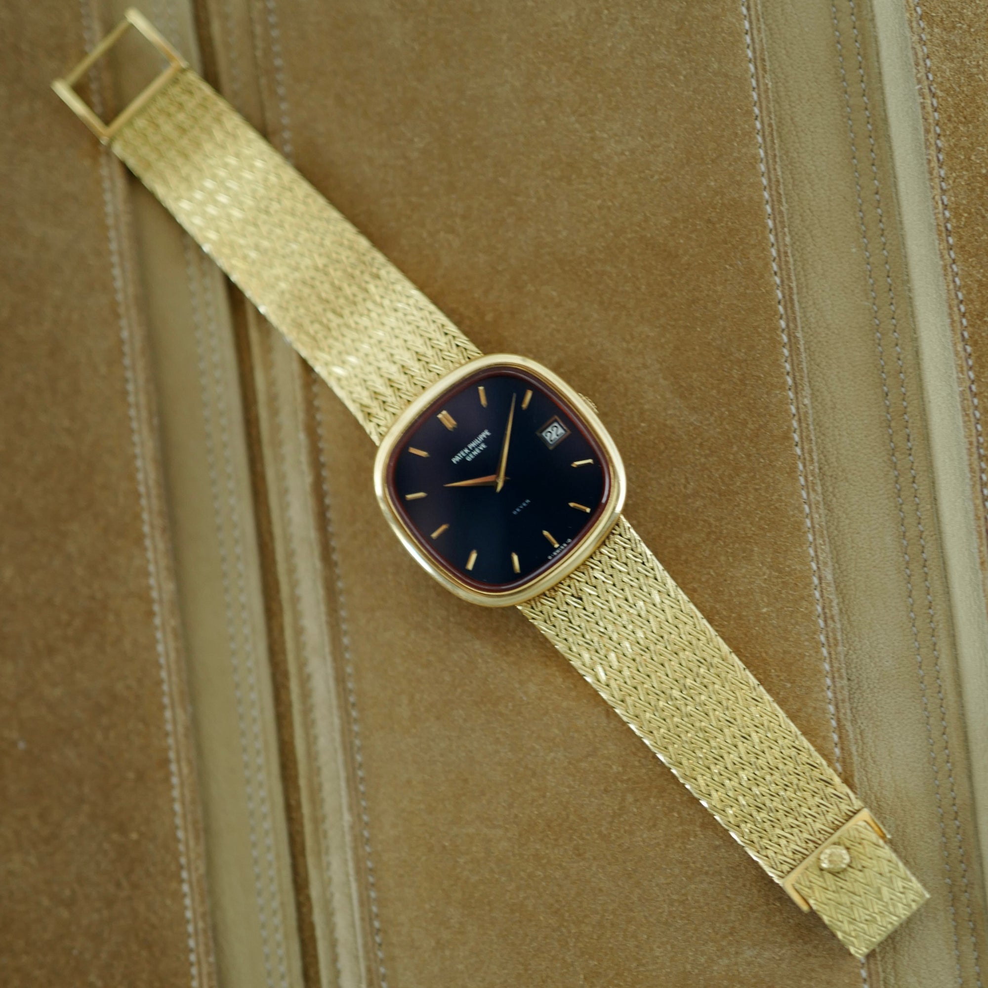 Patek Philippe Yellow Gold Golden Ellipse Watch Ref. 3604 retailed by Beyer