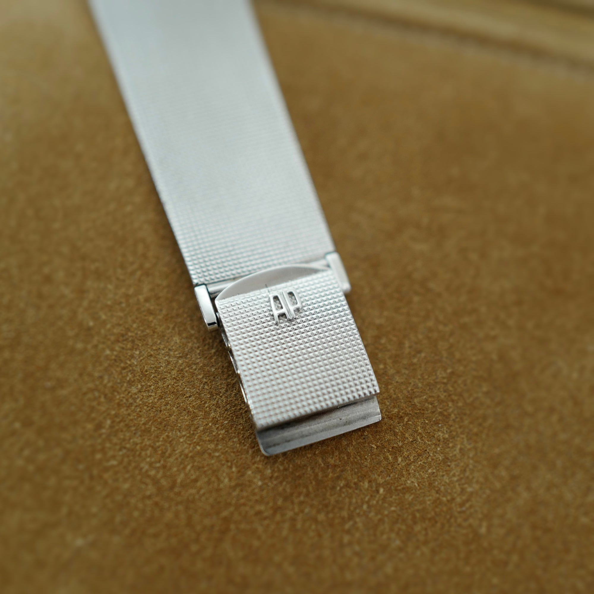 Audemars Piguet White Gold Round Automatic Bracelet Watch
