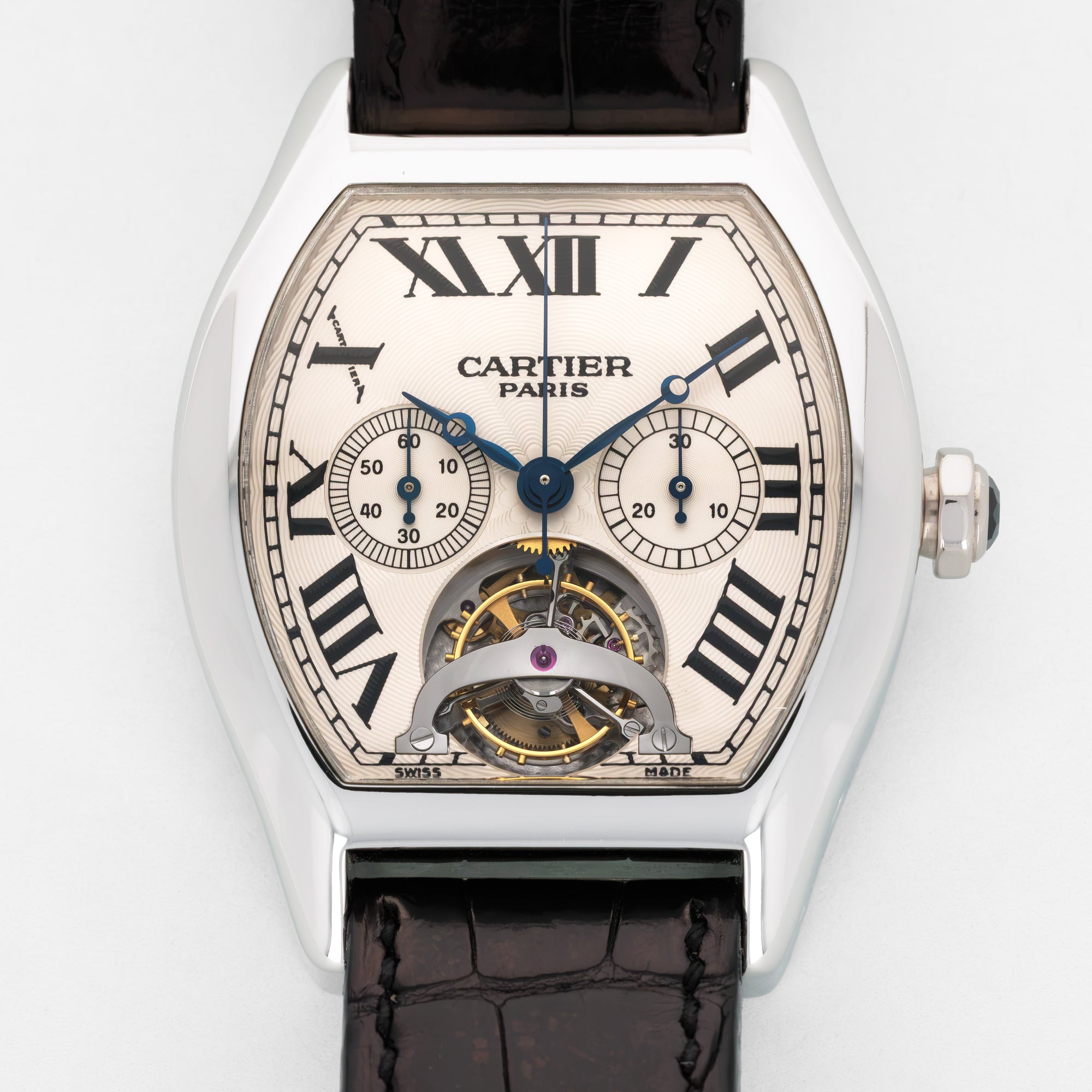 Cartier Platinum Tortue Tourbillon Chronograph Ref. W1545751