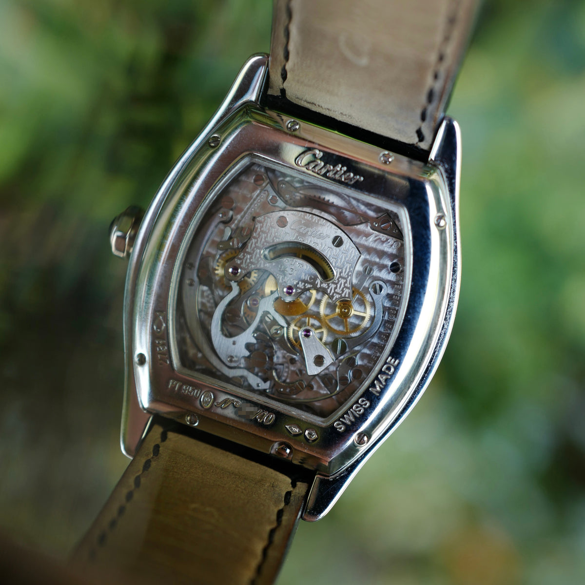 Cartier Platinum Tortue Tourbillon Chronograph Ref. W1545751