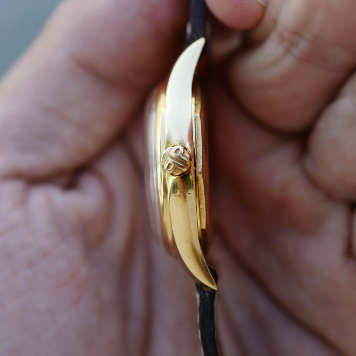 Patek Philippe Yellow Gold Enamel Dial Calatrava Watch Ref. 2526