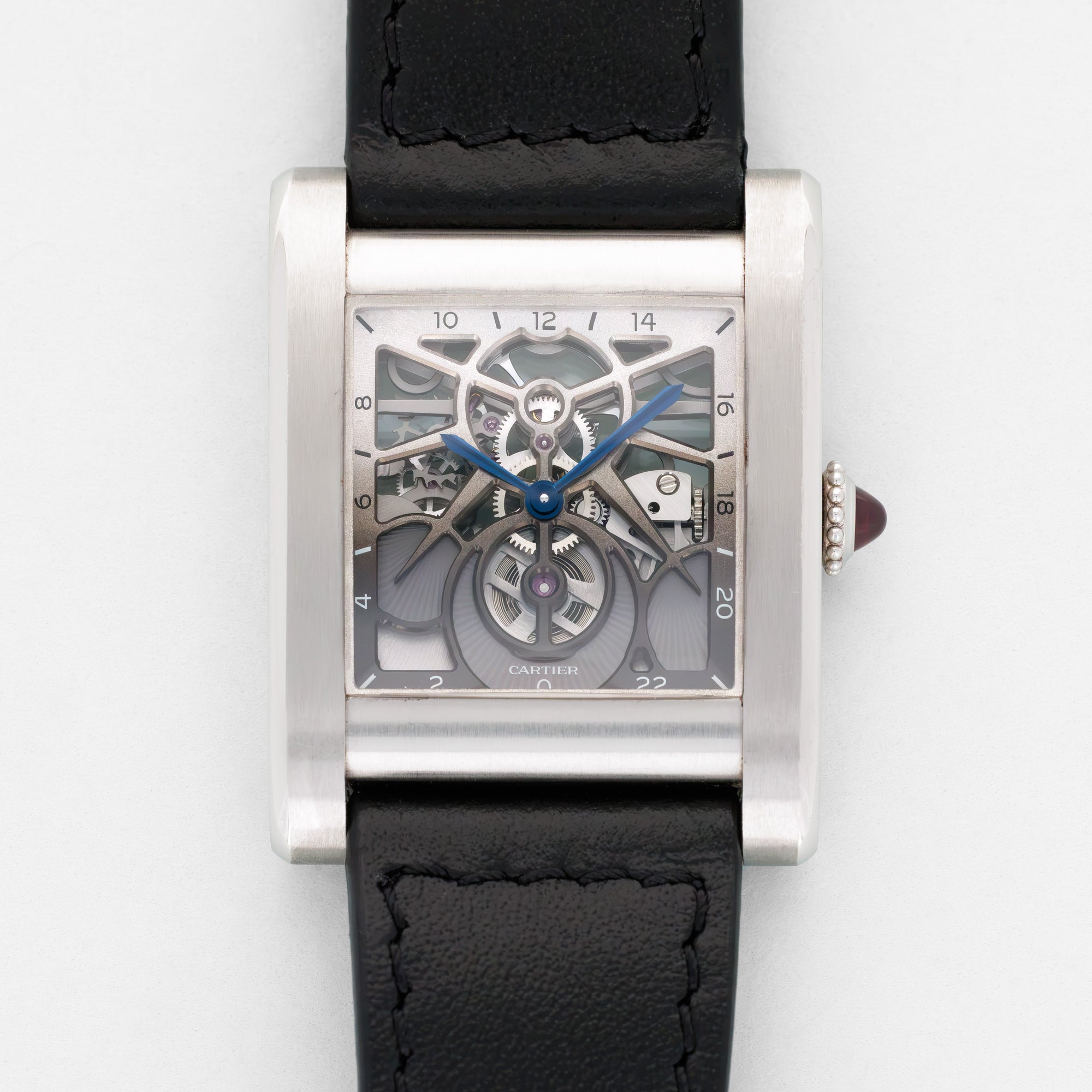 Cartier Platinum Skeleton Tank Normale WHTA0020, Limited Edition of 50 Pieces