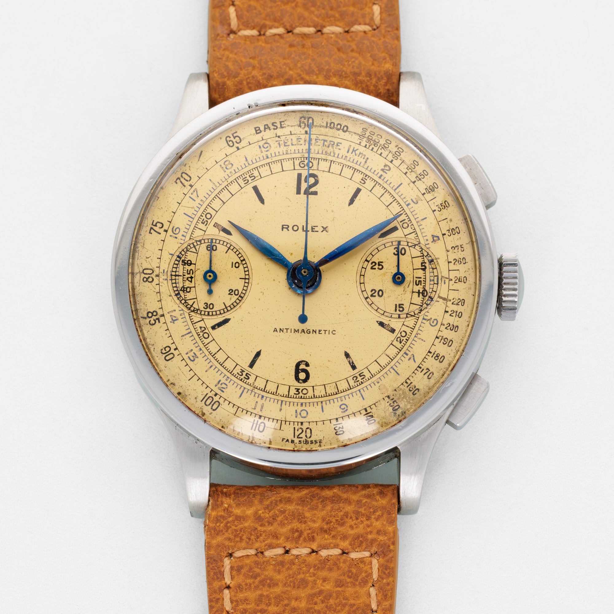 Rolex Steel Chronograph Ref. 2508 Second Generation with Salmon Dial
