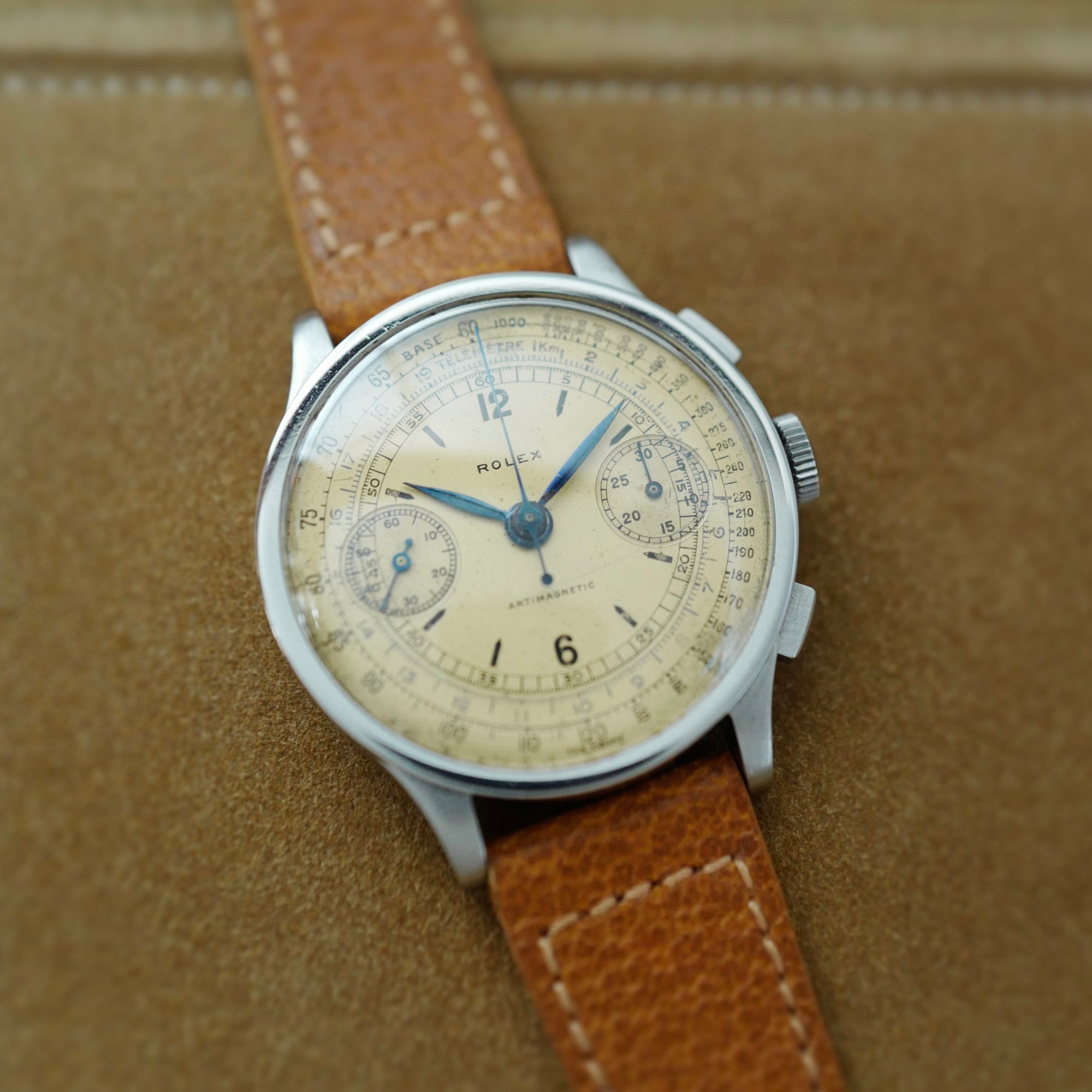 Rolex Steel Chronograph Ref. 2508 Second Generation with Salmon Dial