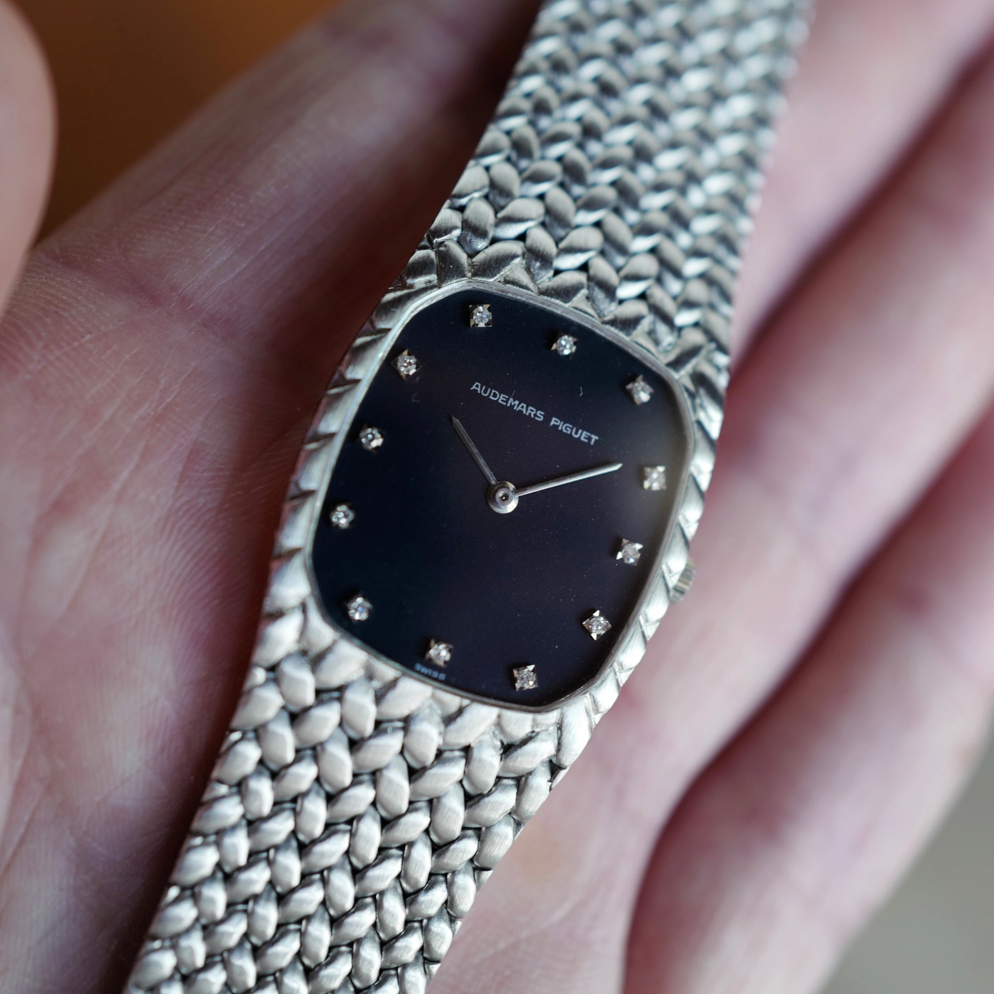 Audemars Piguet White Gold Cobra Bracelet Watch