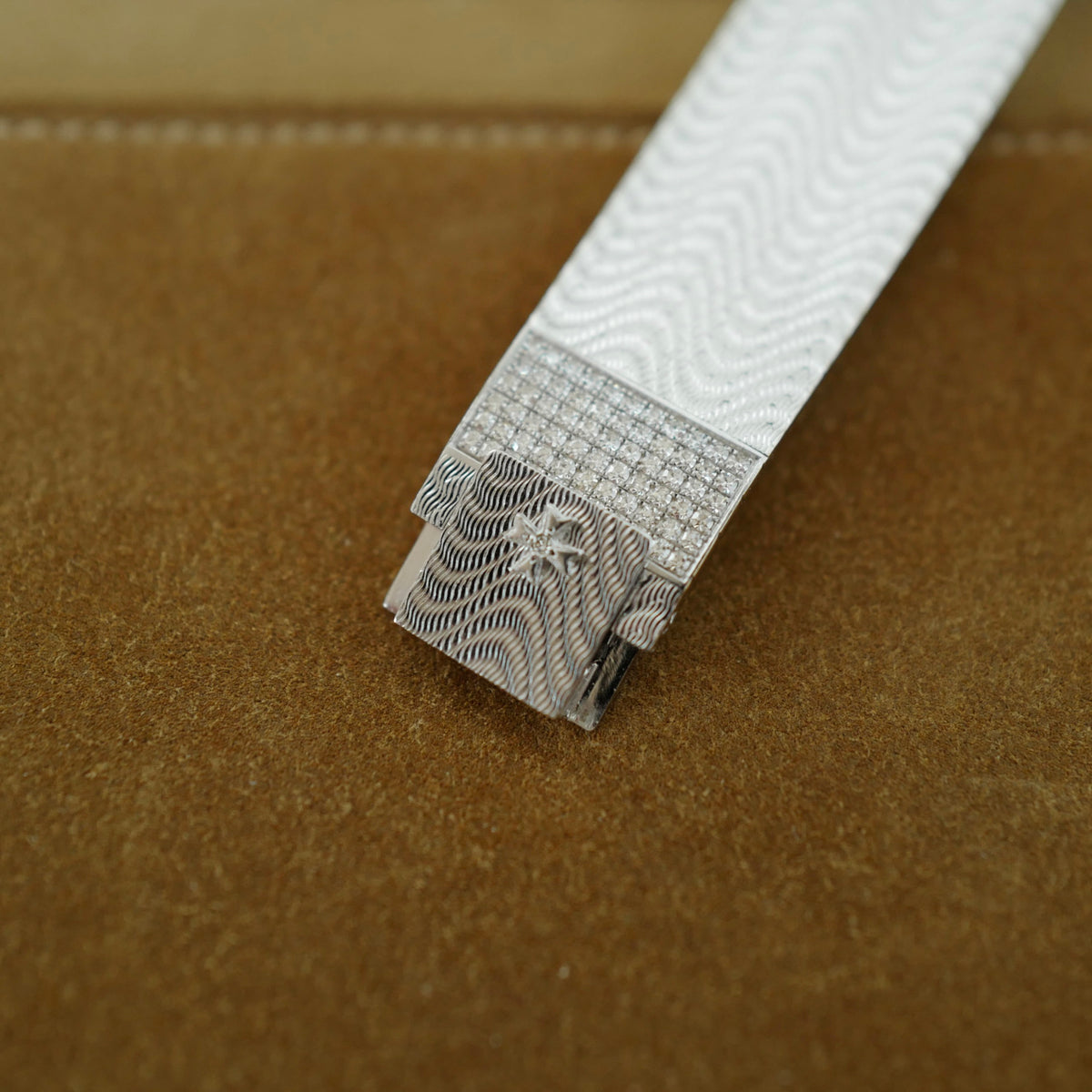 Vacheron Constantin White Gold Octagonal Bracelet Watch with Diamonds