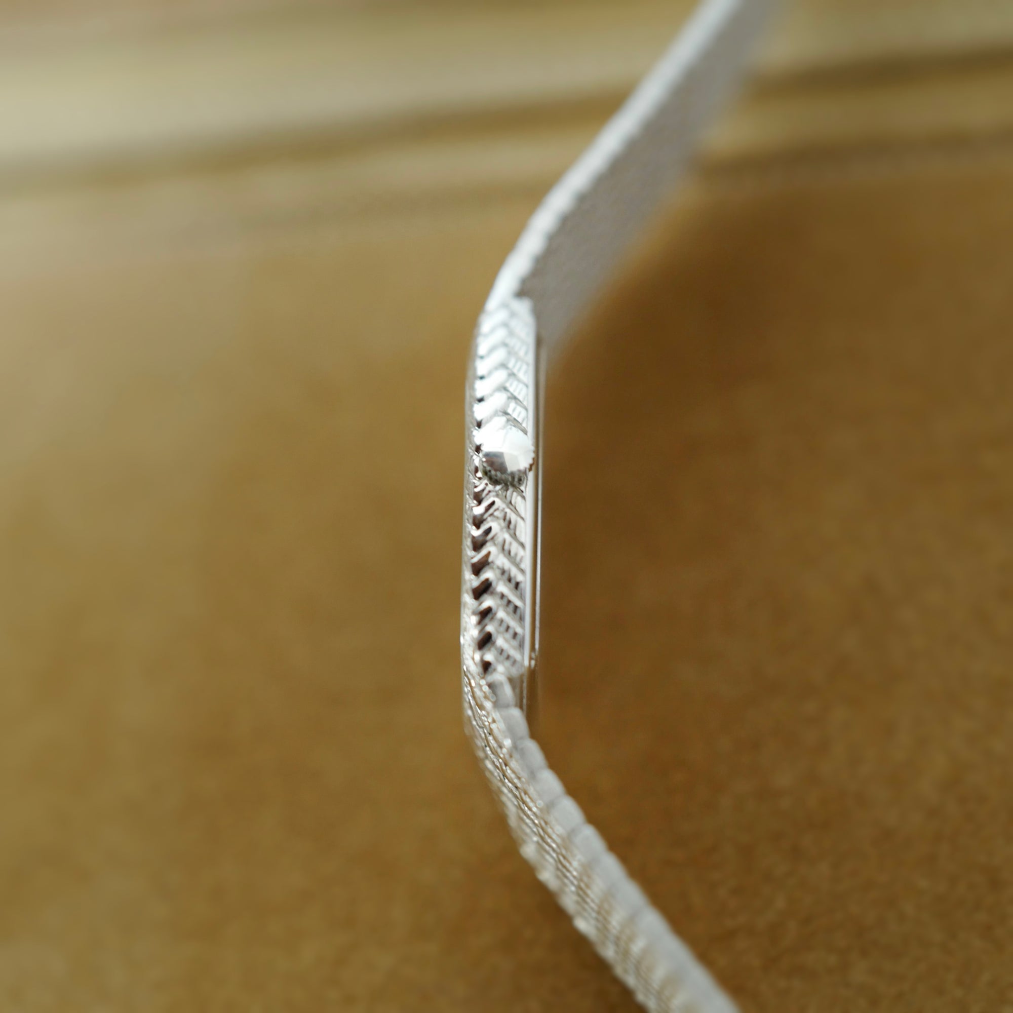 Audemars Piguet White Gold Cobra-Style Bracelet Watch