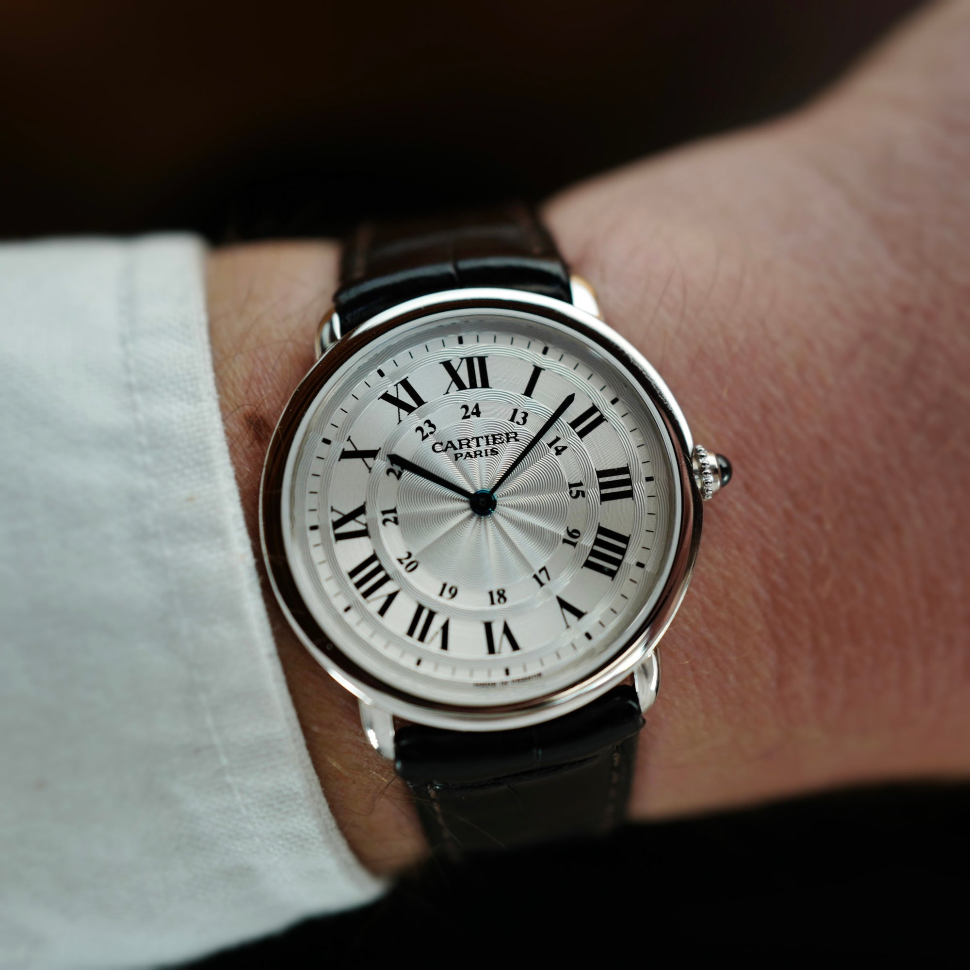 Cartier - Cartier Platinum Ronde Louis Cartier Ref. W1528051 - The Keystone Watches