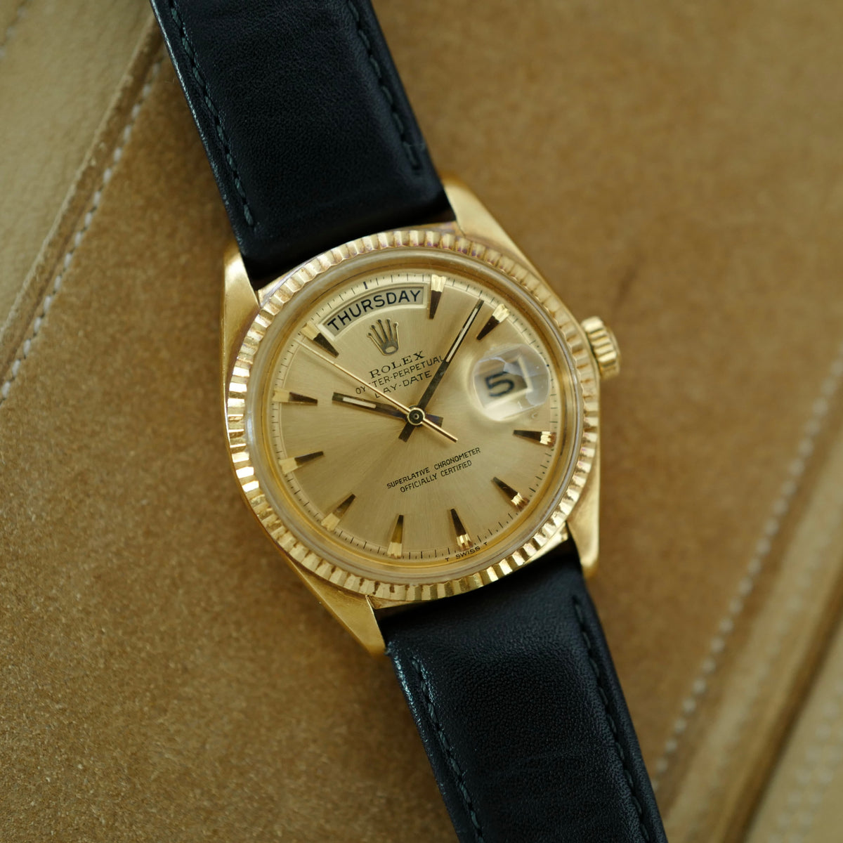 Rolex Yellow Gold Oyster Perpetual Day-Date Ref. 1803/8 with Claw Dial (New Arrival)