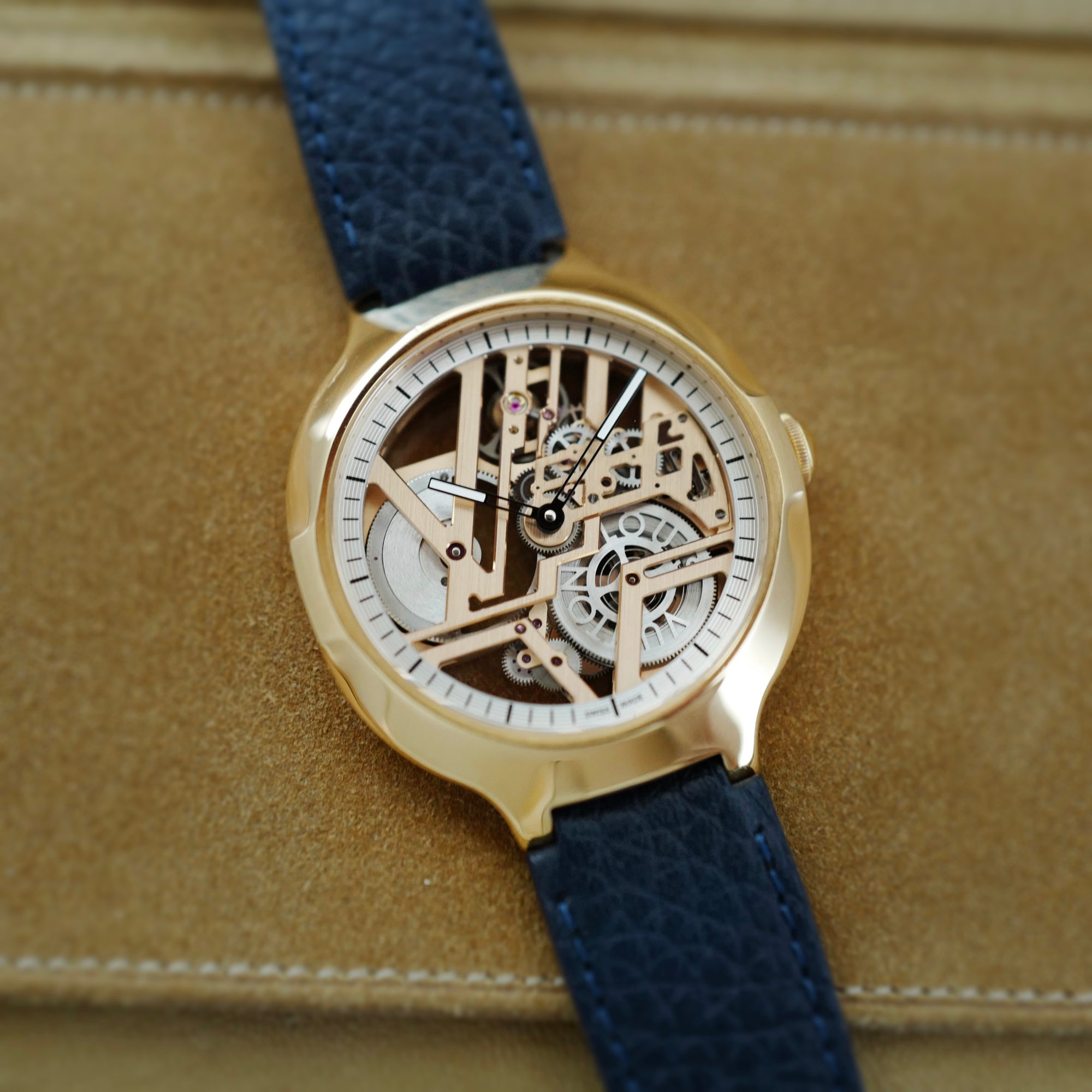 Louis Vuitton Voyager Skeleton Watch Ref. Q7EN0