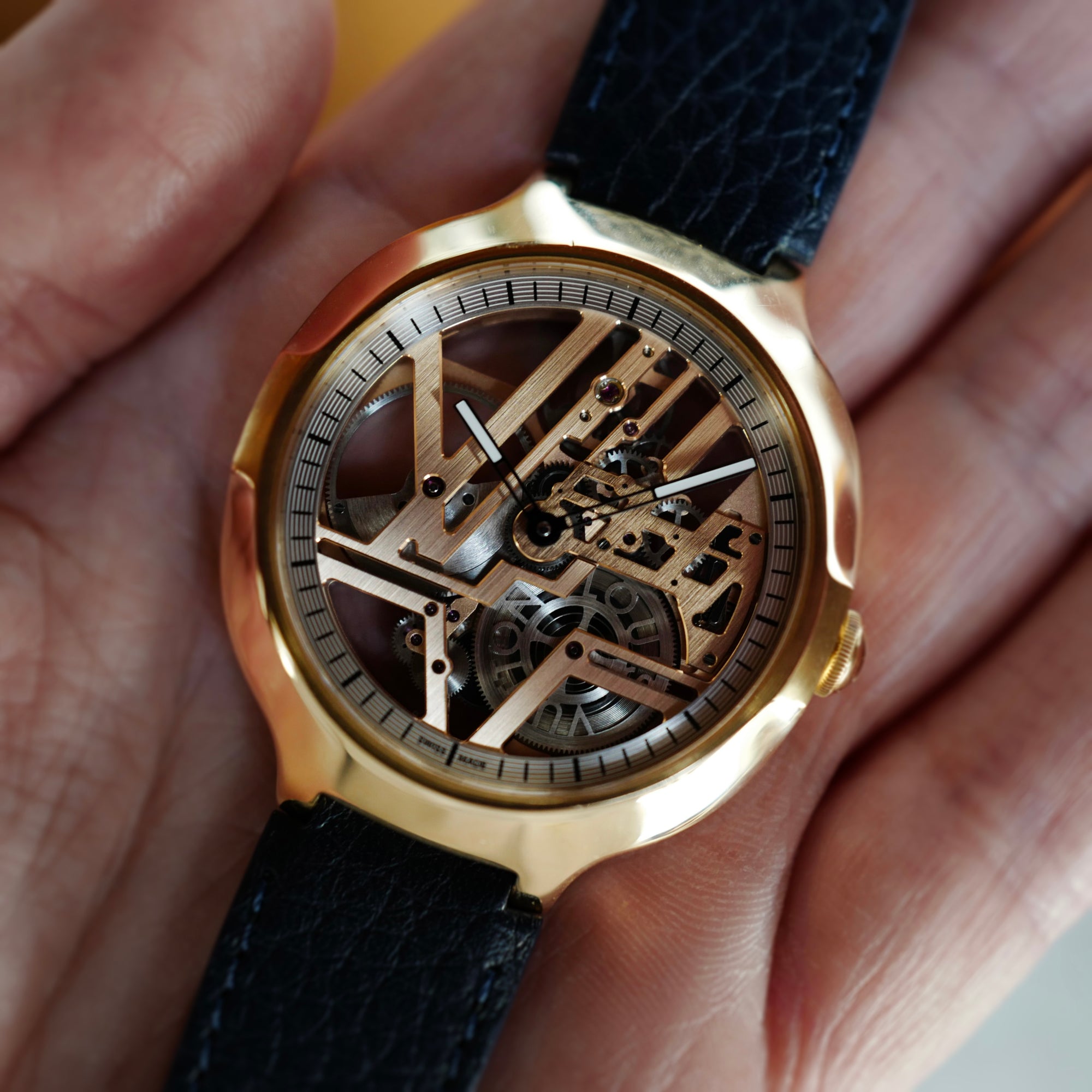Louis Vuitton Voyager Skeleton Watch Ref. Q7EN0