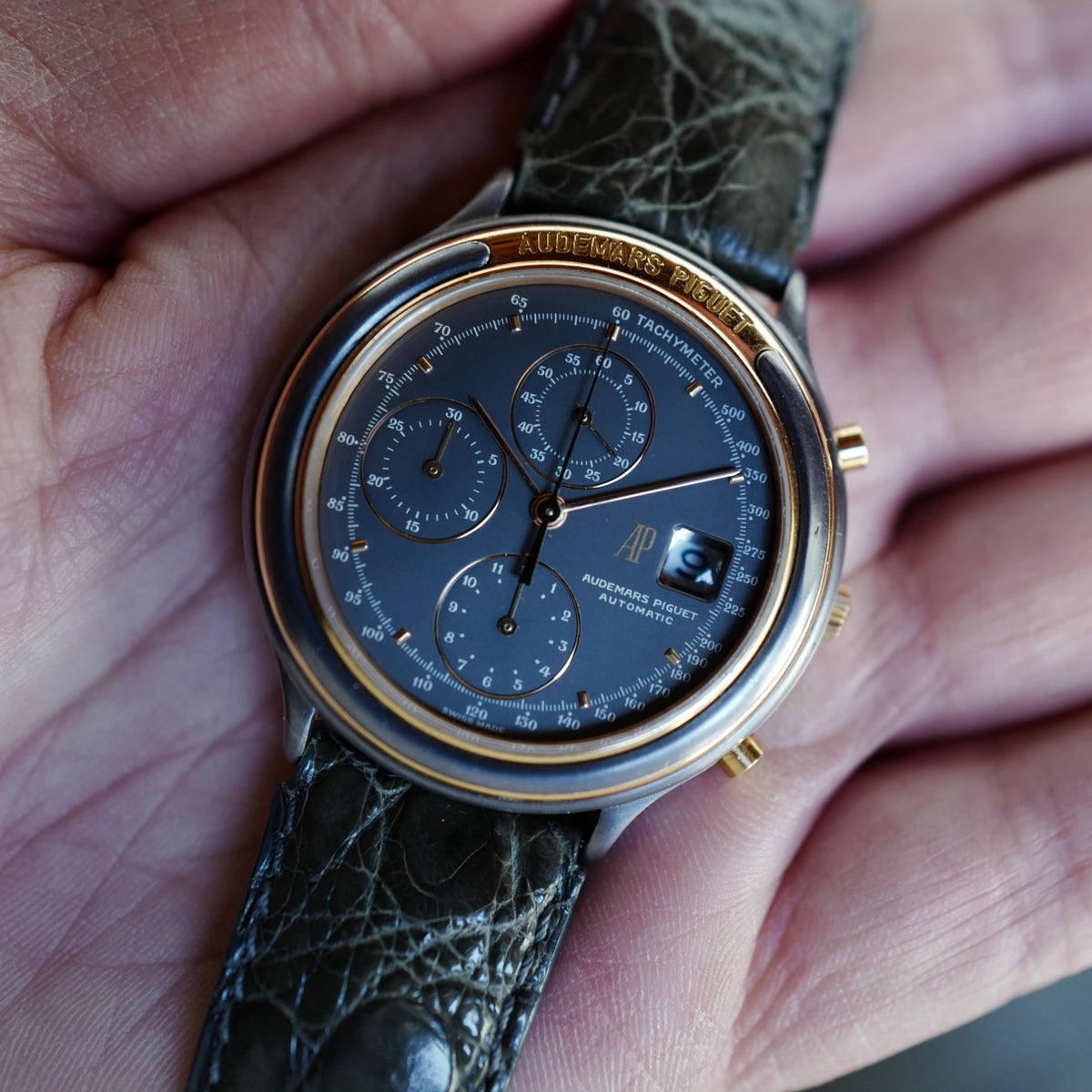 Audemars Piguet Rose Gold and Tantalum Huitieme Chronograph Ref. 25644