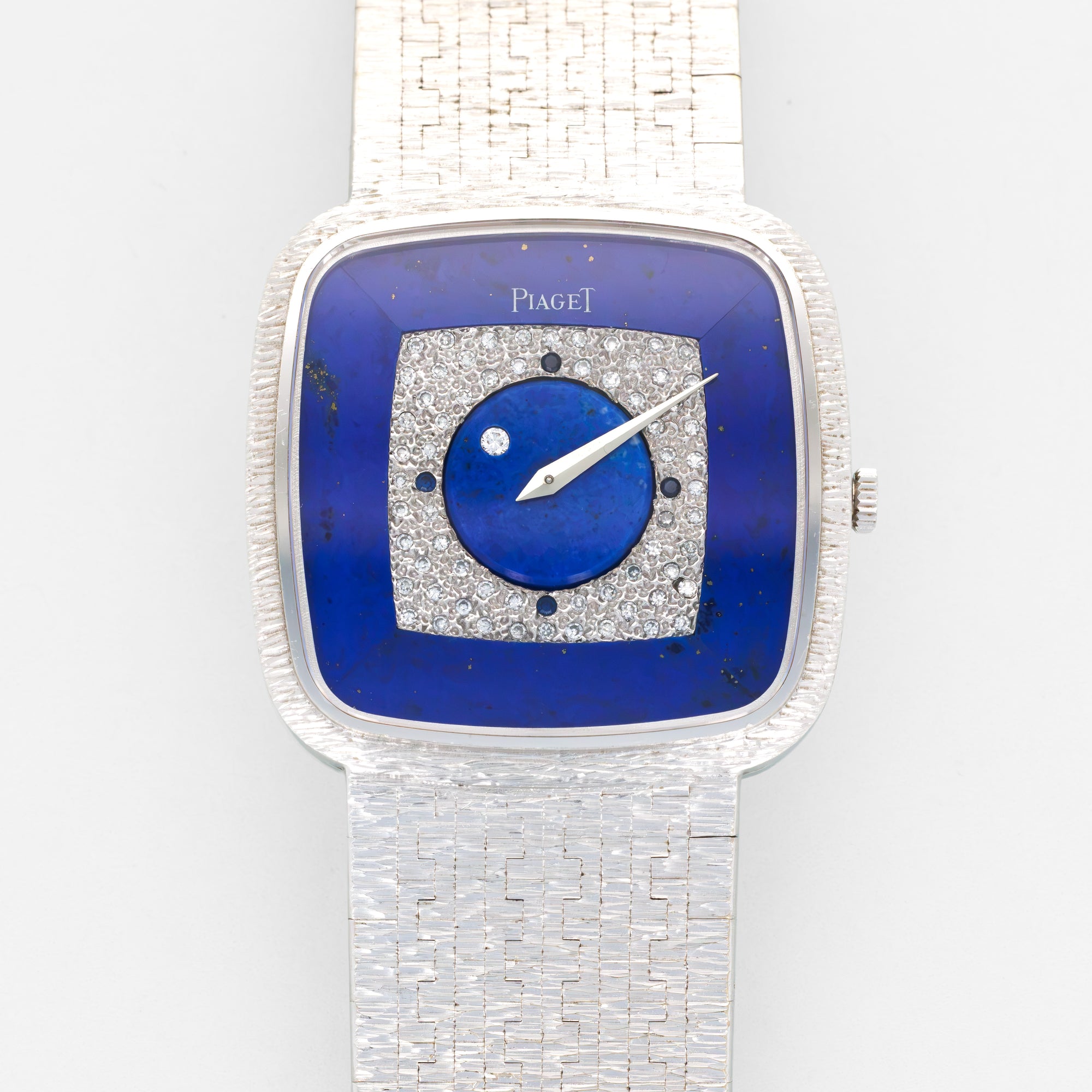 Piaget White Gold Lapis Mystery Watch