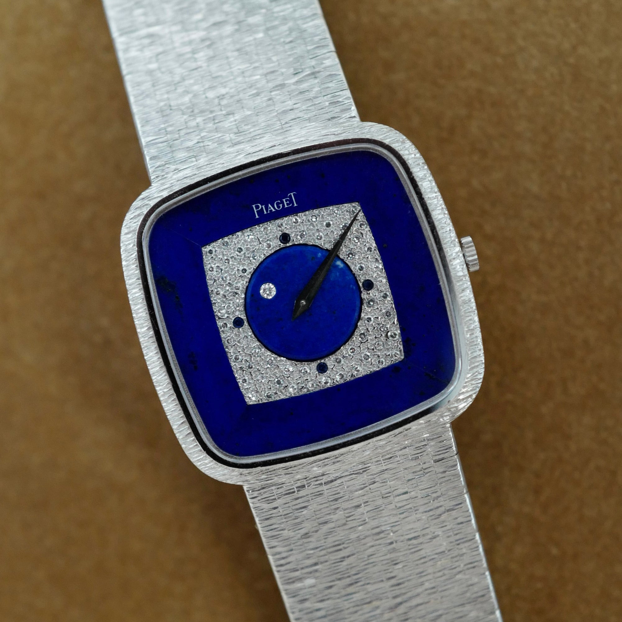 Piaget White Gold Lapis Mystery Watch
