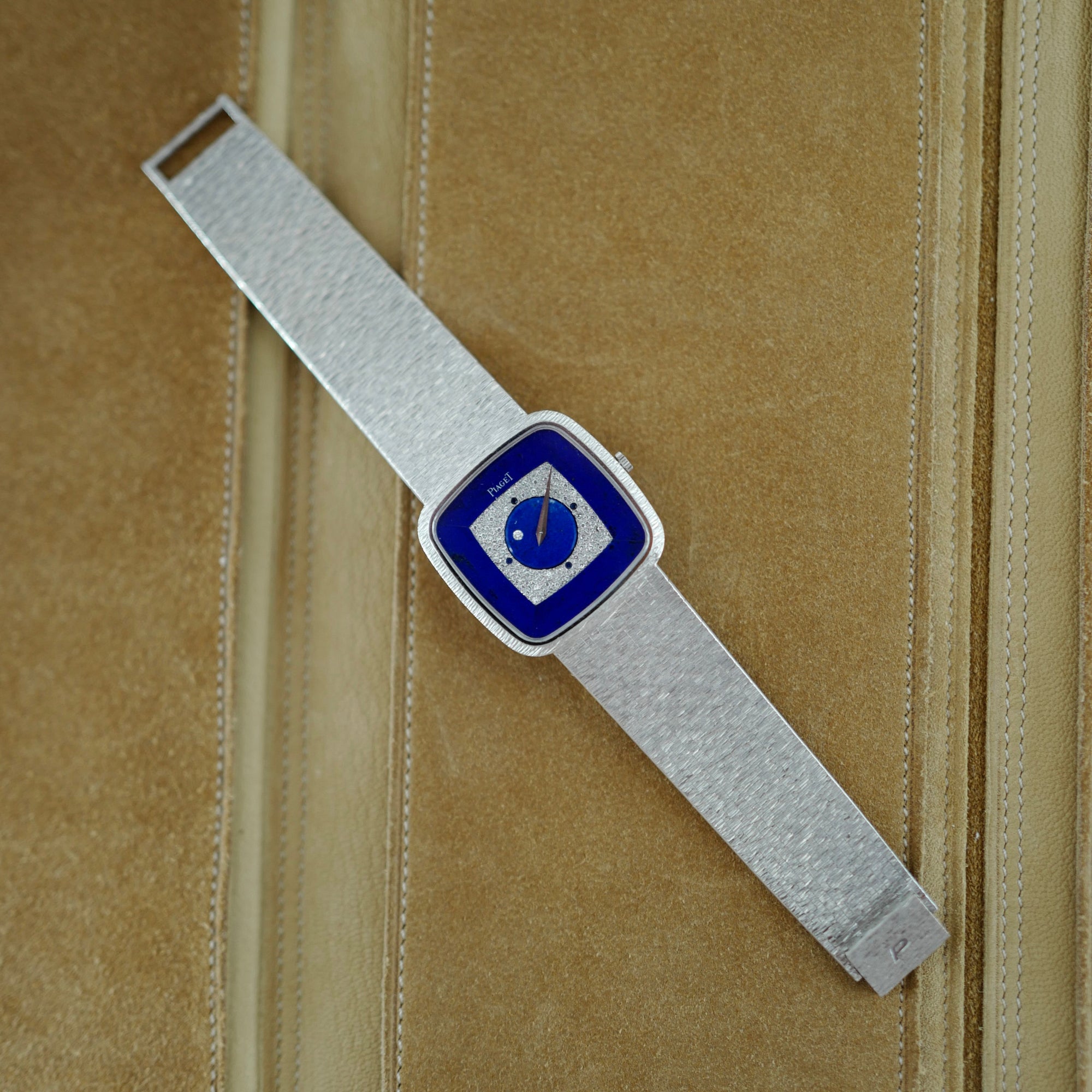 Piaget White Gold Lapis Mystery Watch