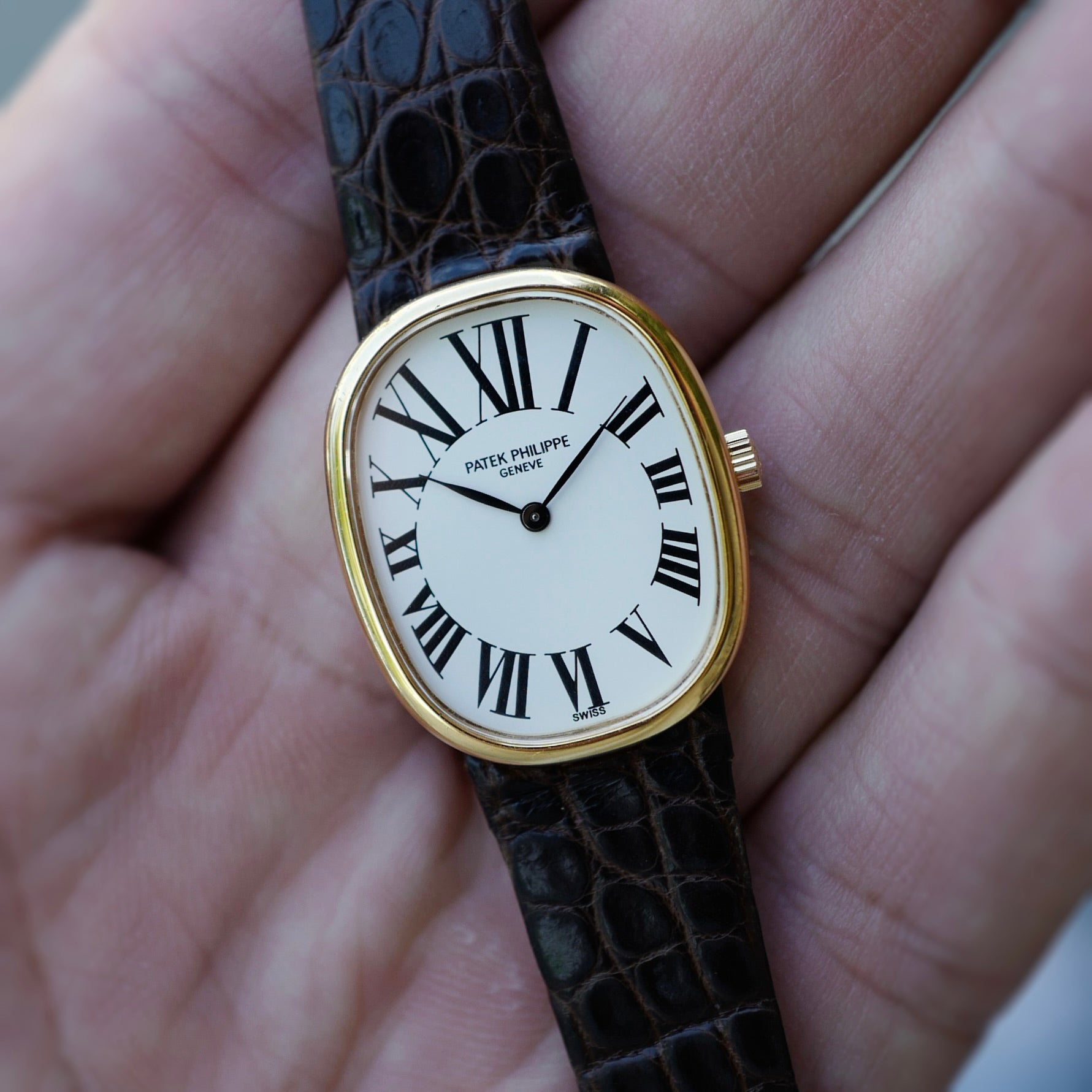 Patek Philippe Yellow Gold Ellipse Watch Ref. 4226 with Rare &amp; Unusual Dial