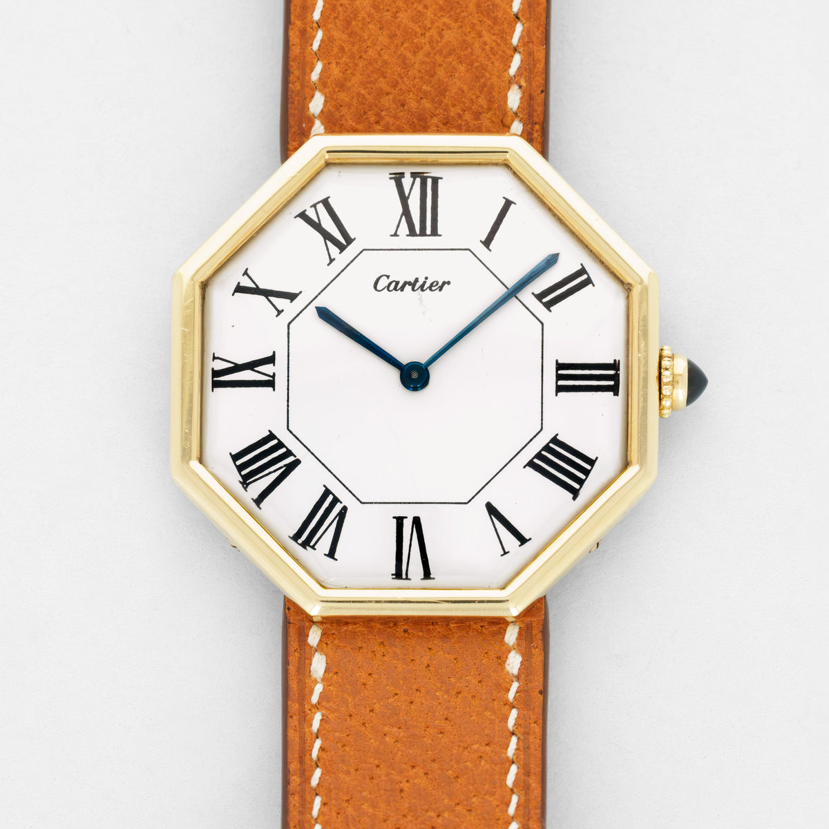 Cartier Yellow Gold Octagonal XL London Watch, Circa 1976