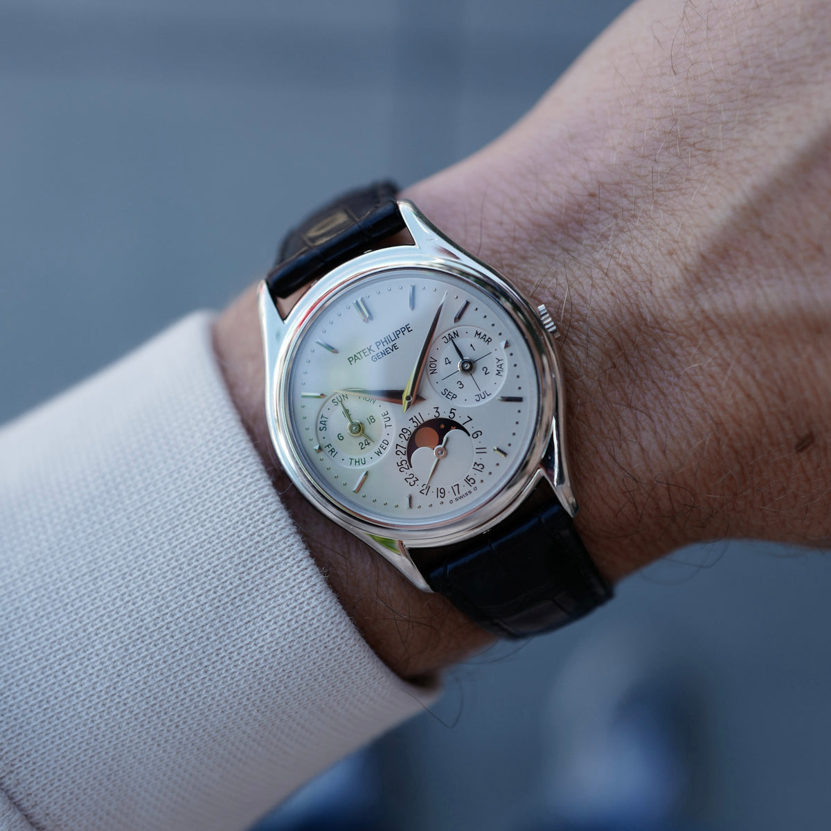 Patek Philippe Platinum Perpetual Calendar Watch Ref. 3940, Second Series