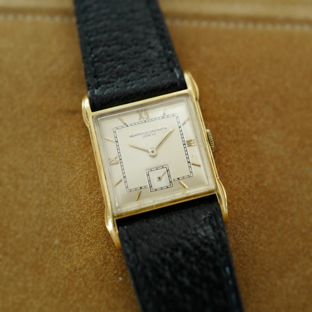 Vacheron Constantin Yellow Gold Watch with Fancy Lugs, Circa 1940s