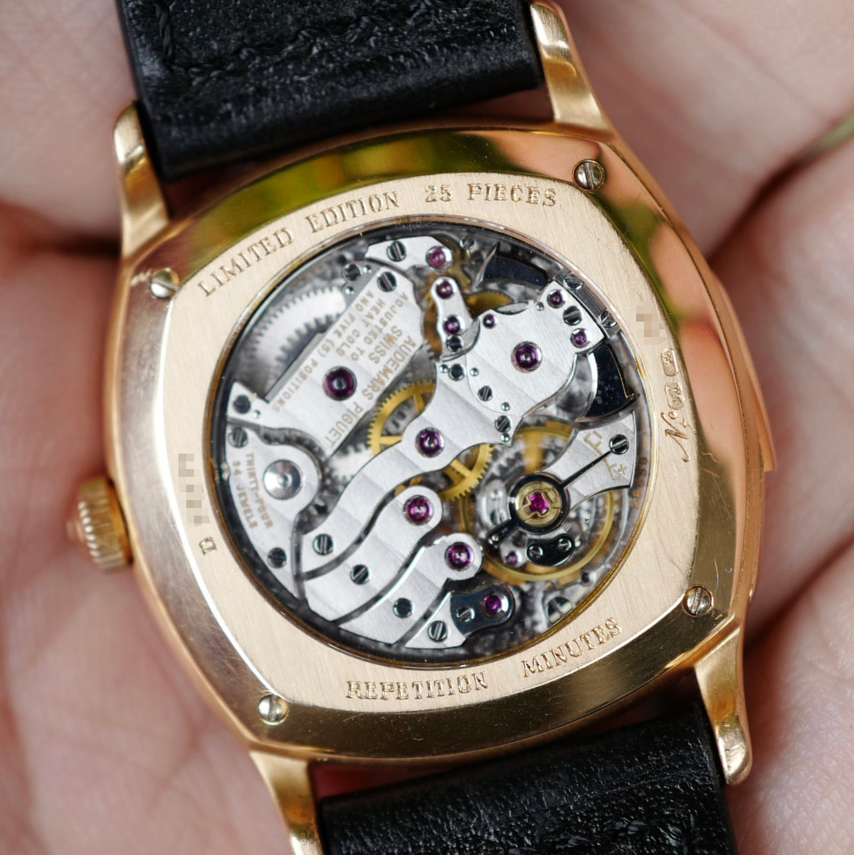 Audemars Piguet Pink Gold John Schaffer Jump Hour Repeater Watch Ref. 25798