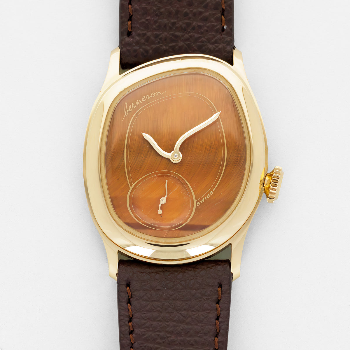 Berneron Yellow Gold Mirage with Tigers Eye Dial