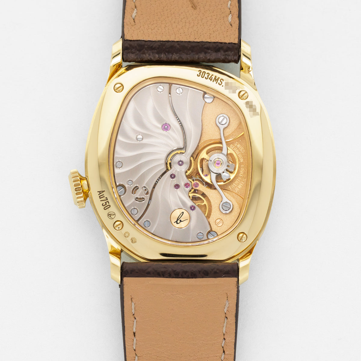 Berneron Yellow Gold Mirage with Tigers Eye Dial
