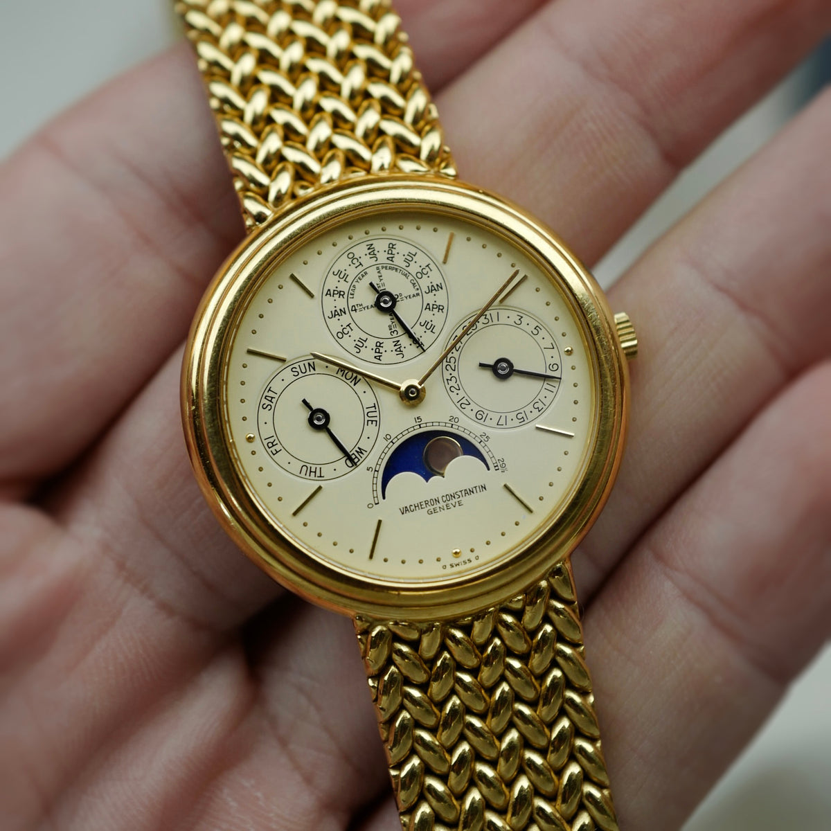 Vacheron Constantin Yellow Gold Perpetual Calendar Watch Ref. 43031