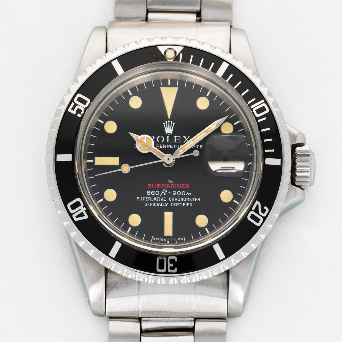 Rolex Steel Oyster Perpetual Red Submariner Ref. 1680